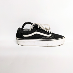 Shop Old Scool Vans Preloved Black Sneakers