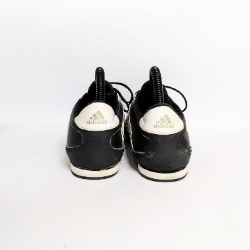 Adidas Three Stripes Black Leather Sneakers