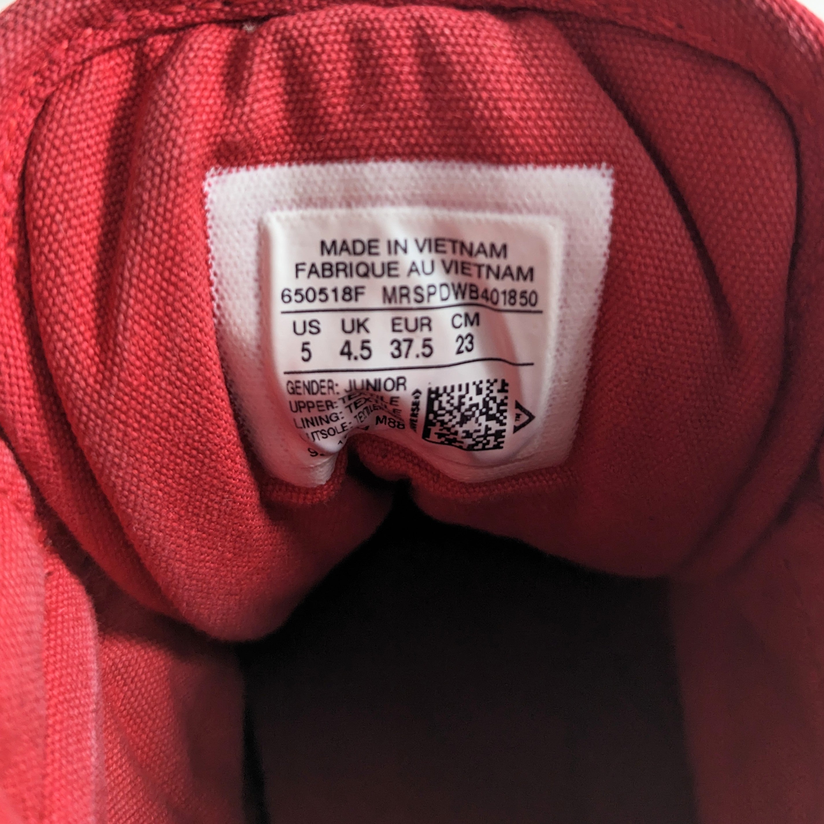 Converse Red Hightops Premium C