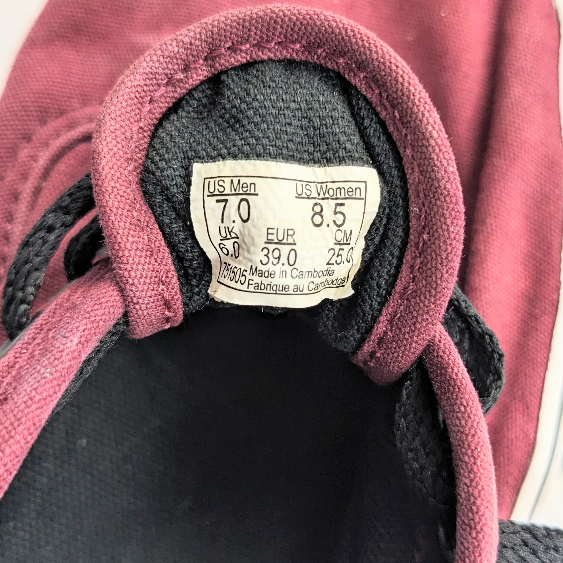 Vans Maroon Sneakers