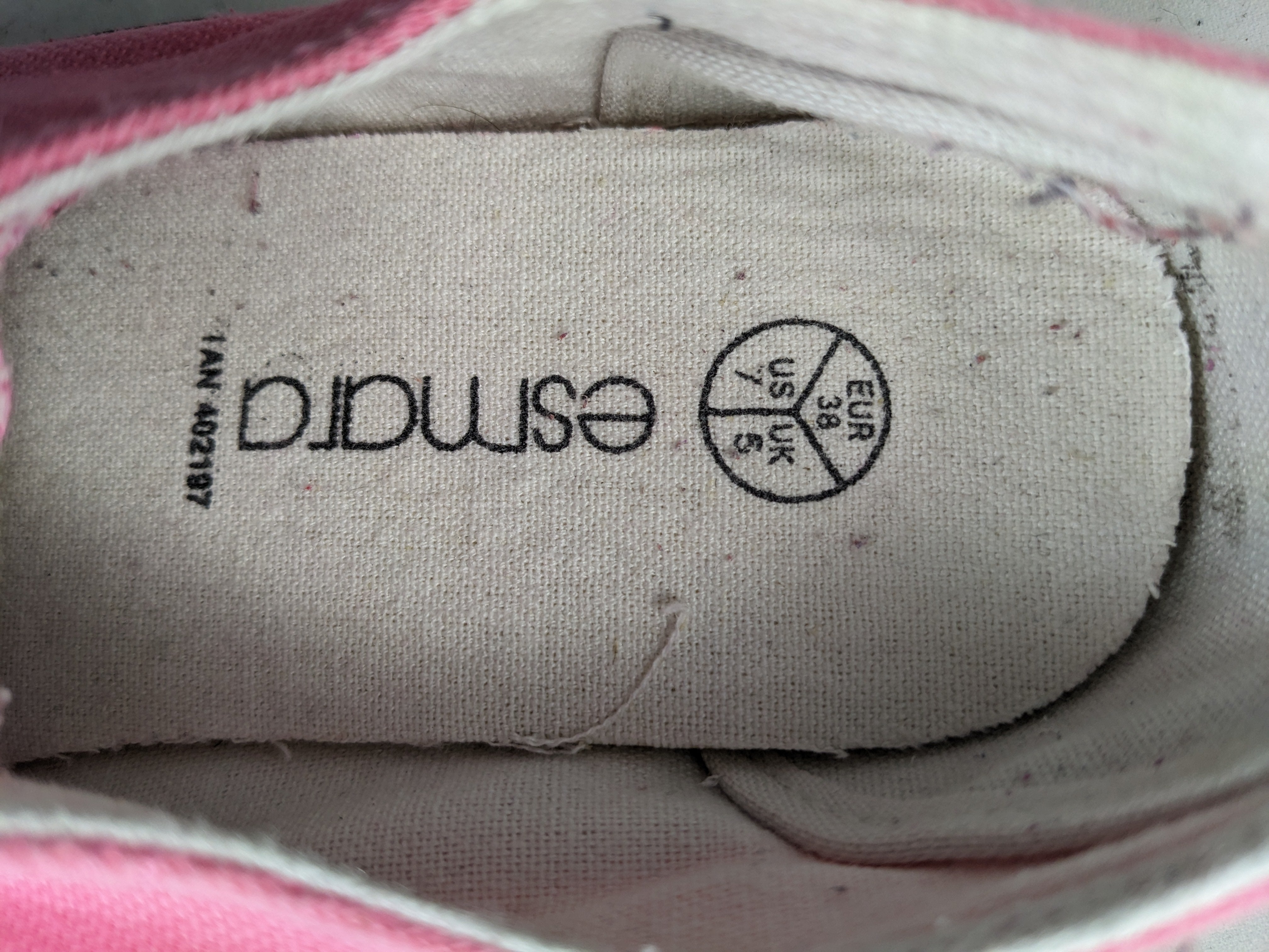 Esmara Pink Sneakers Premium
