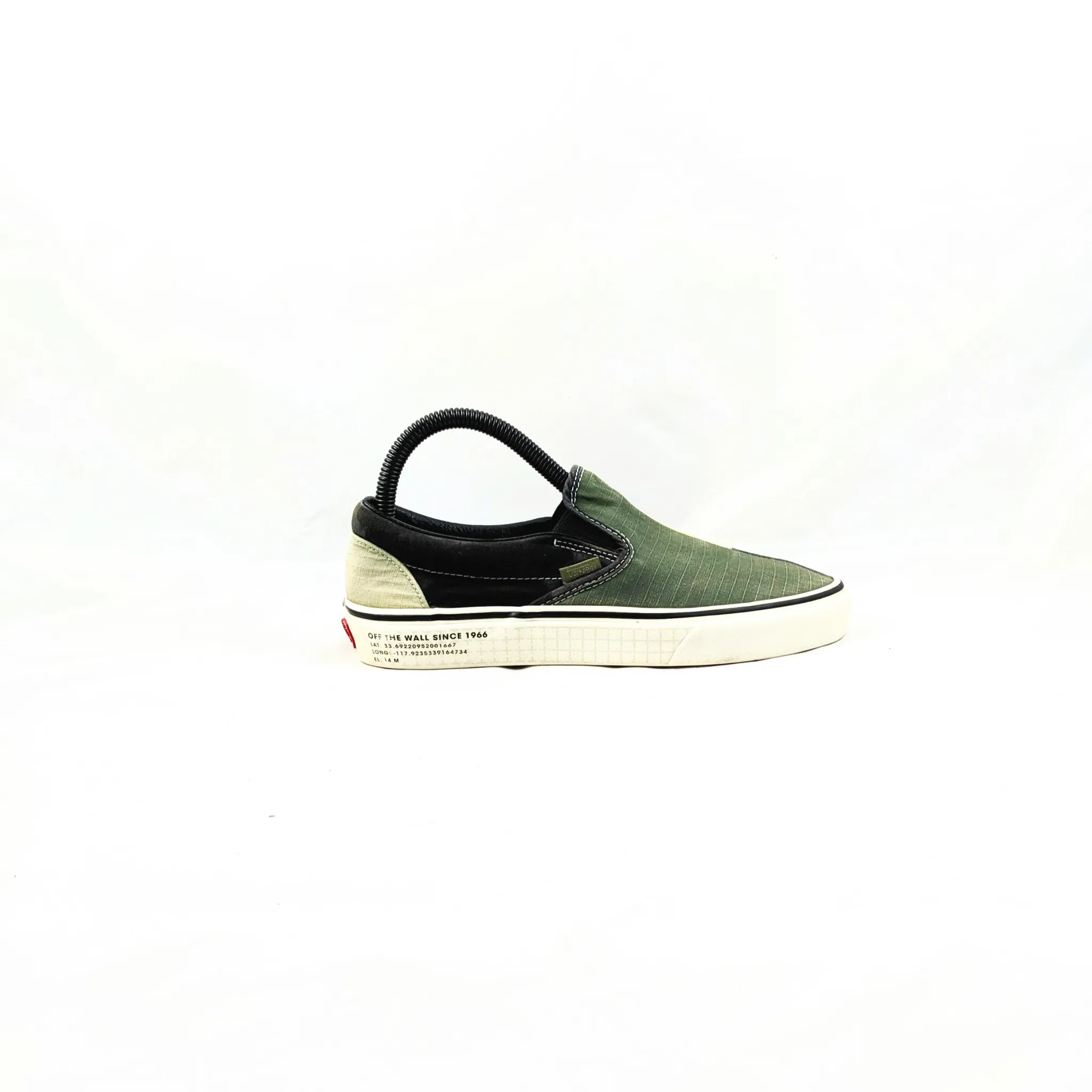 Vans Green Slip Ons