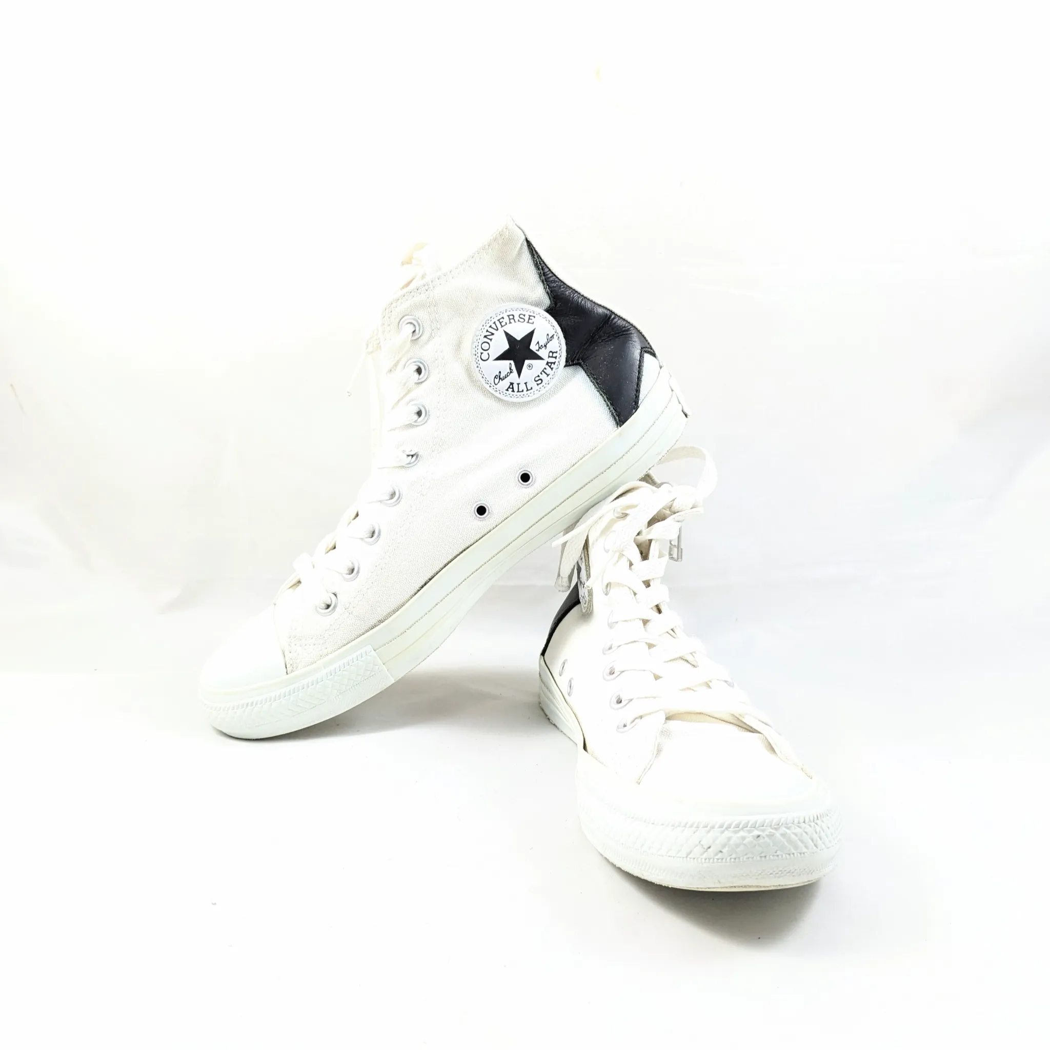 Converse White Hightops