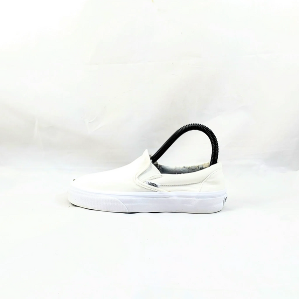 Vans White SlipOns