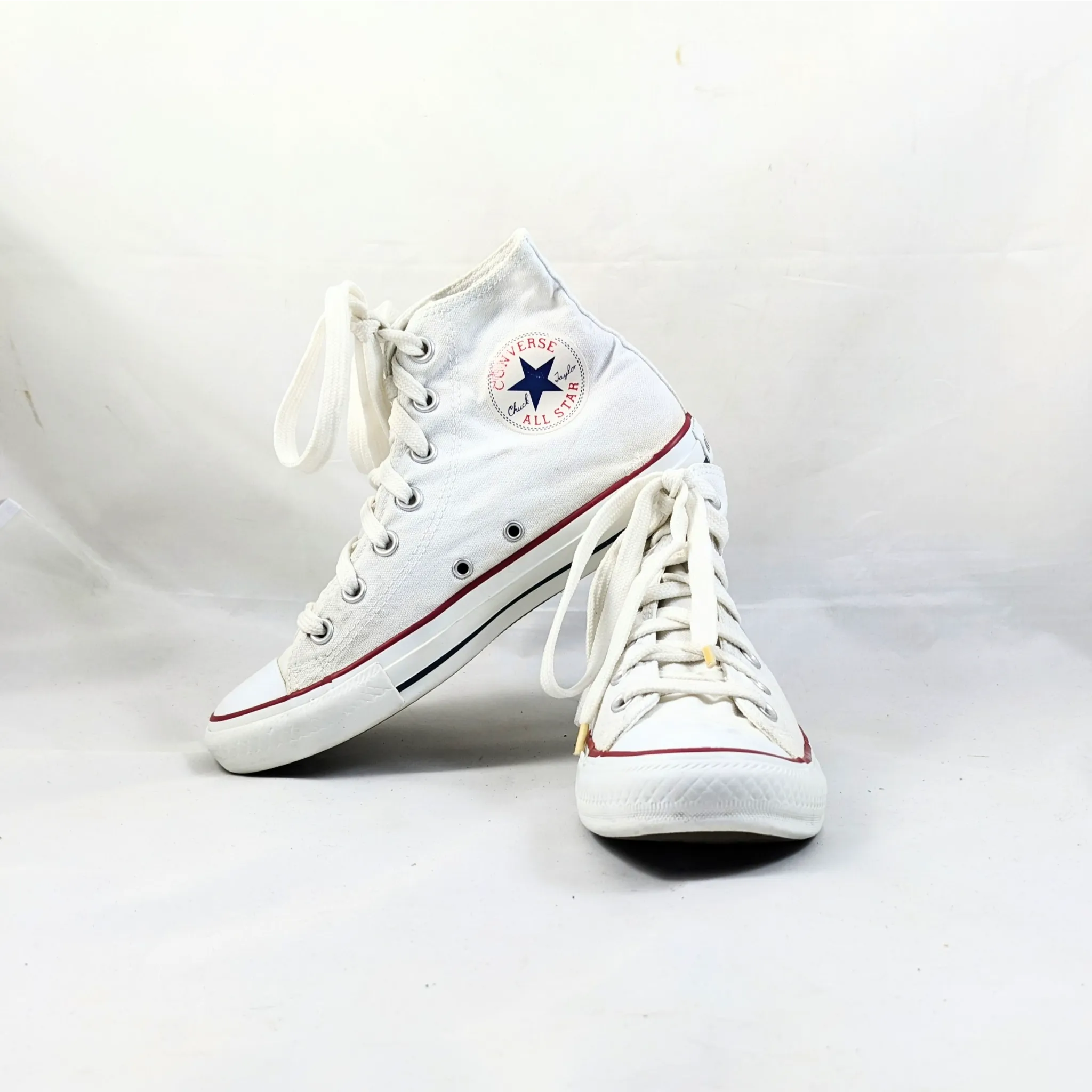 Converse White Hightops