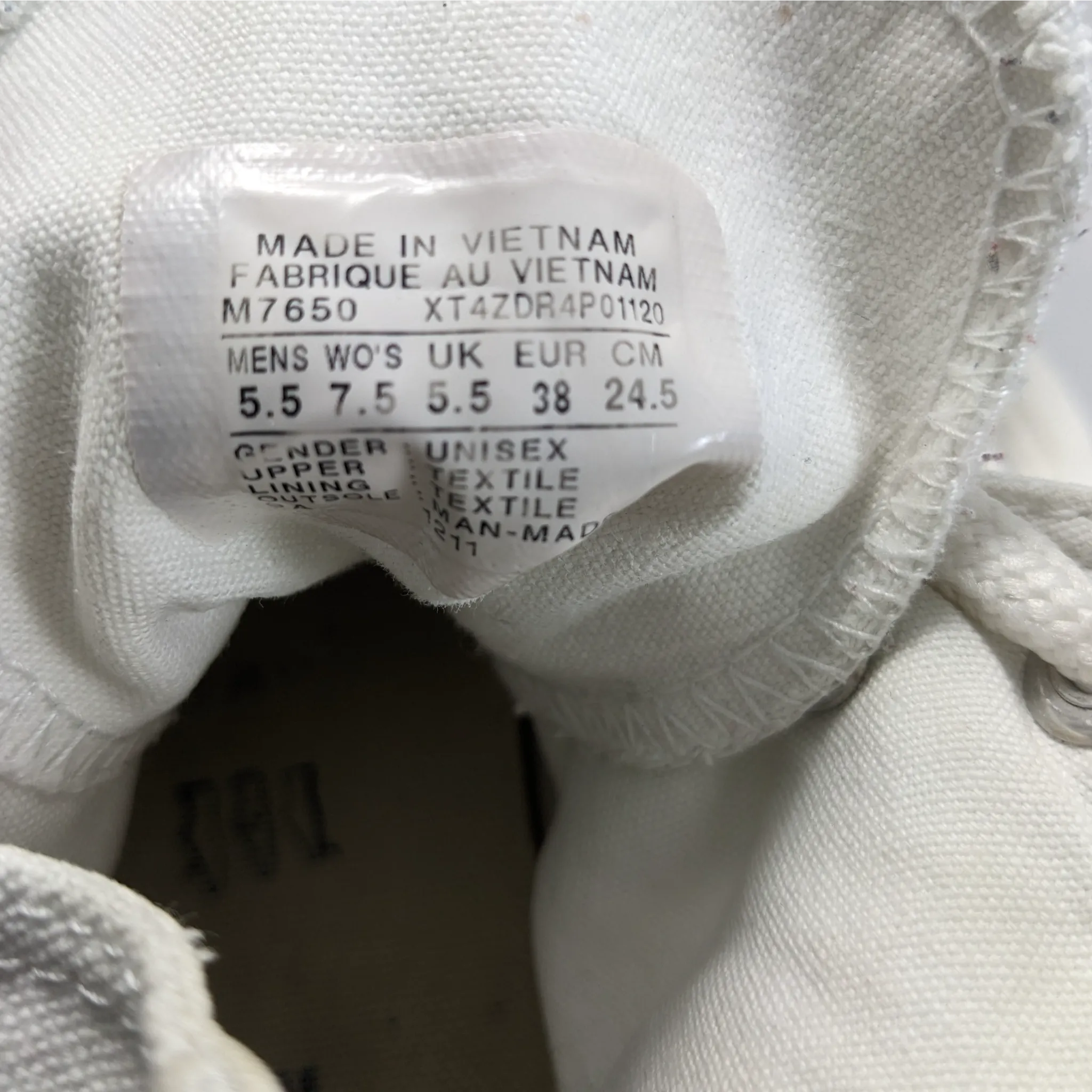 Converse White Hightops