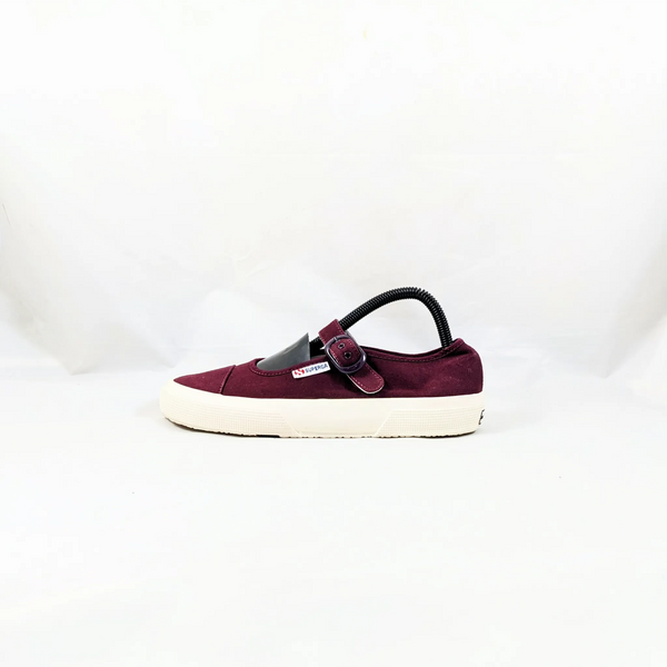 Superga Maroon Sneakers | Thick Sole Pre Loved