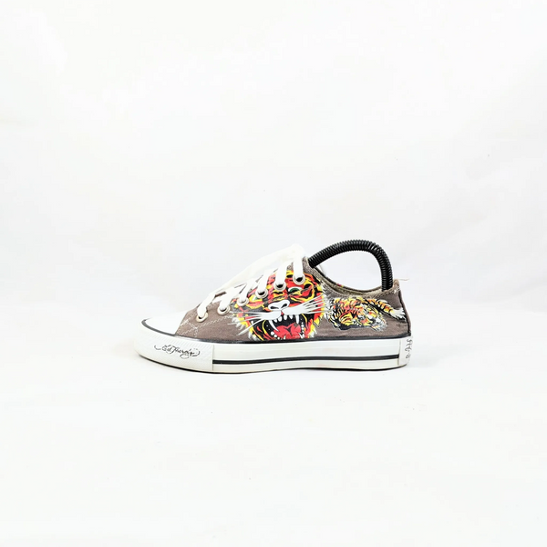 Ed-Hardy Brown Sneakers