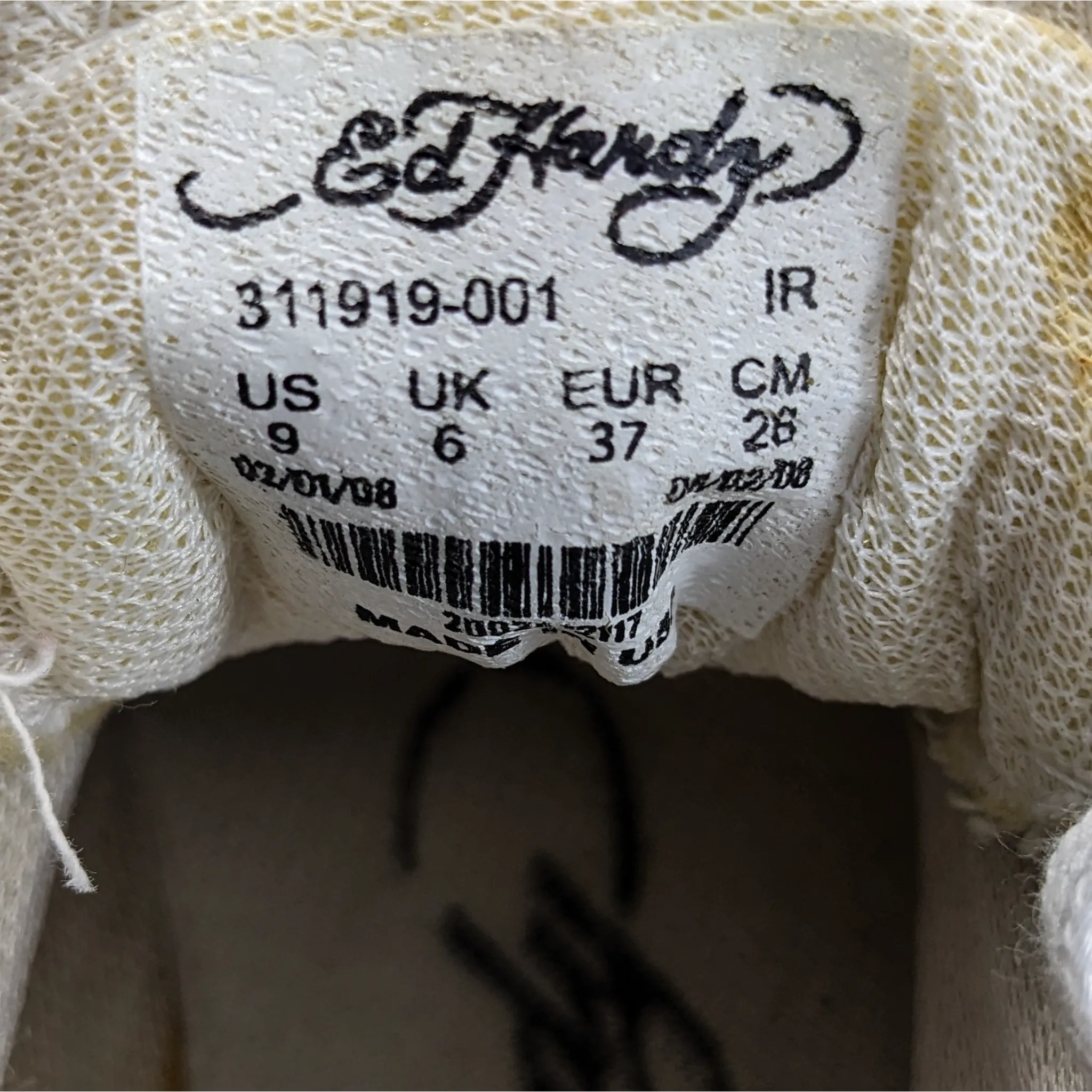 Ed-Hardy Brown Sneakers