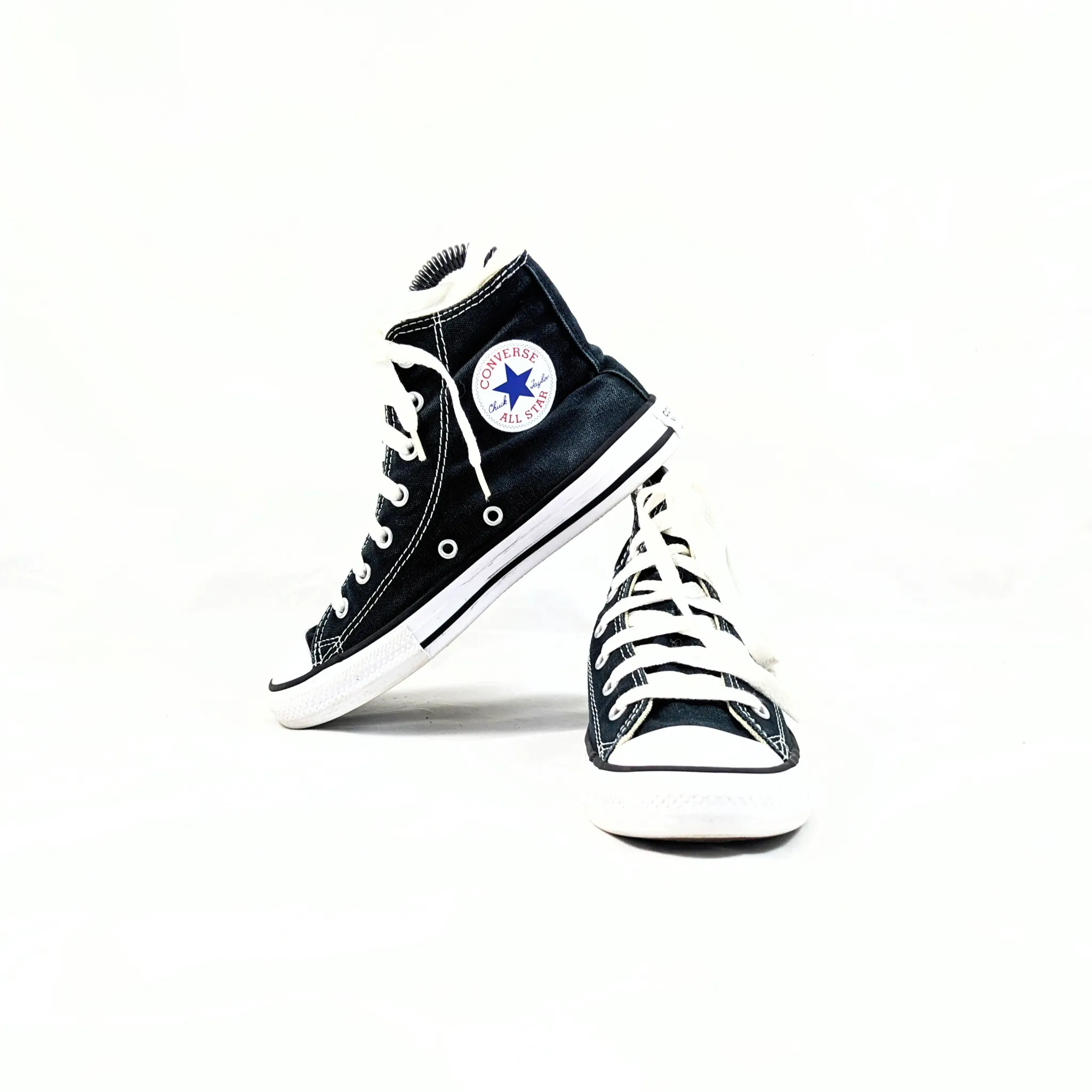 Converse Black Hightops