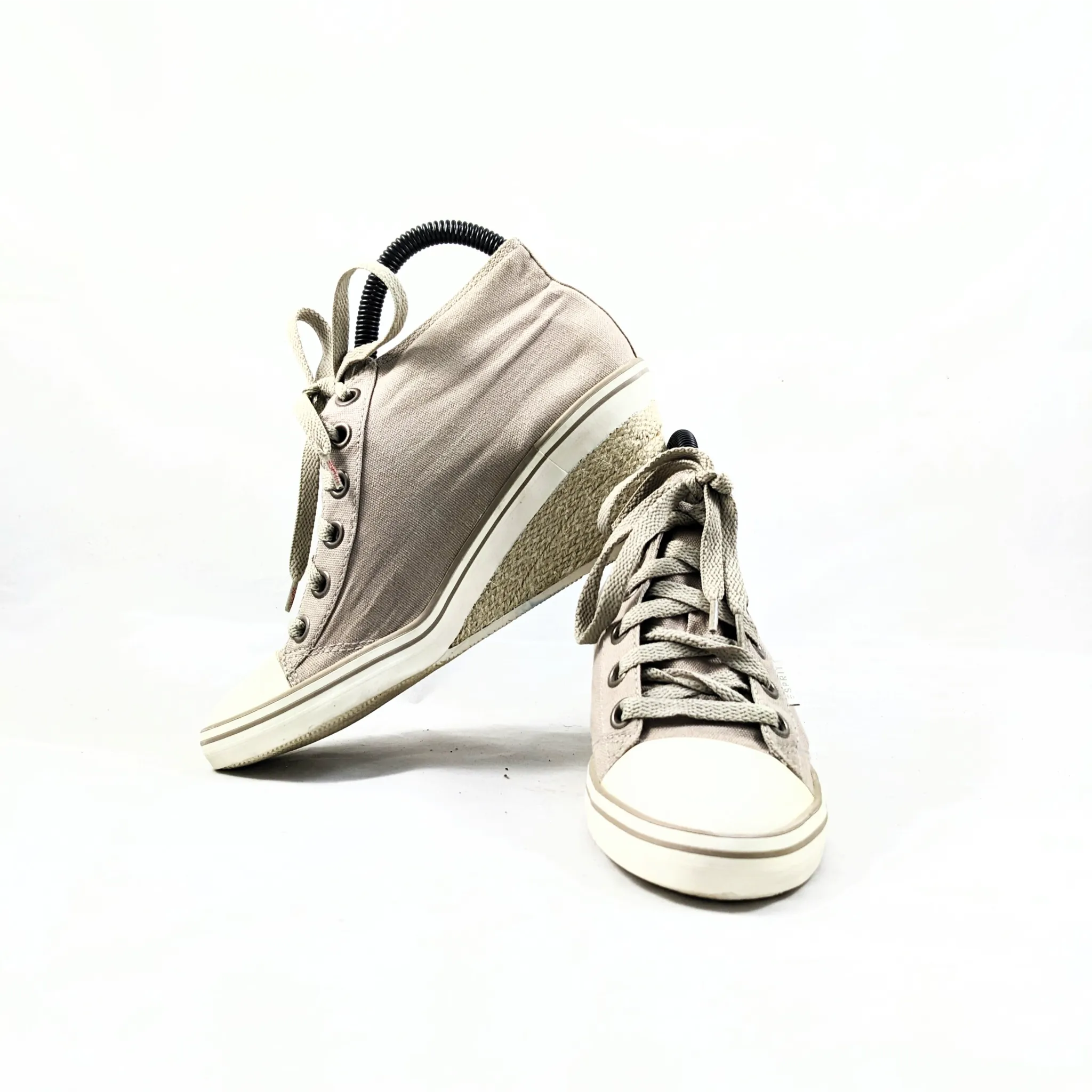 Esprit Brown Heeled Sneakers