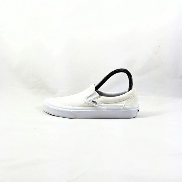 Vans White SlipOns