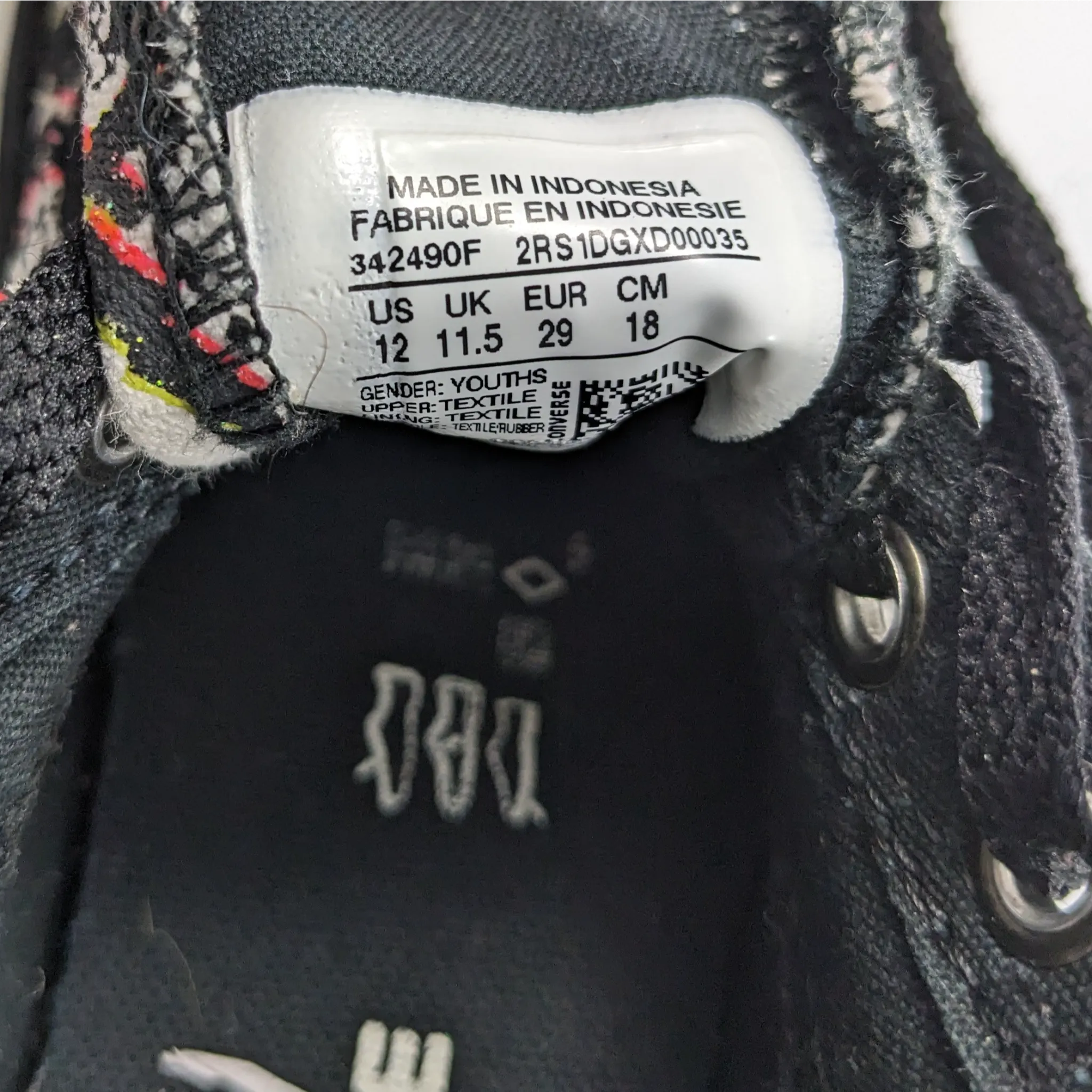 Converse White Black Sneakers