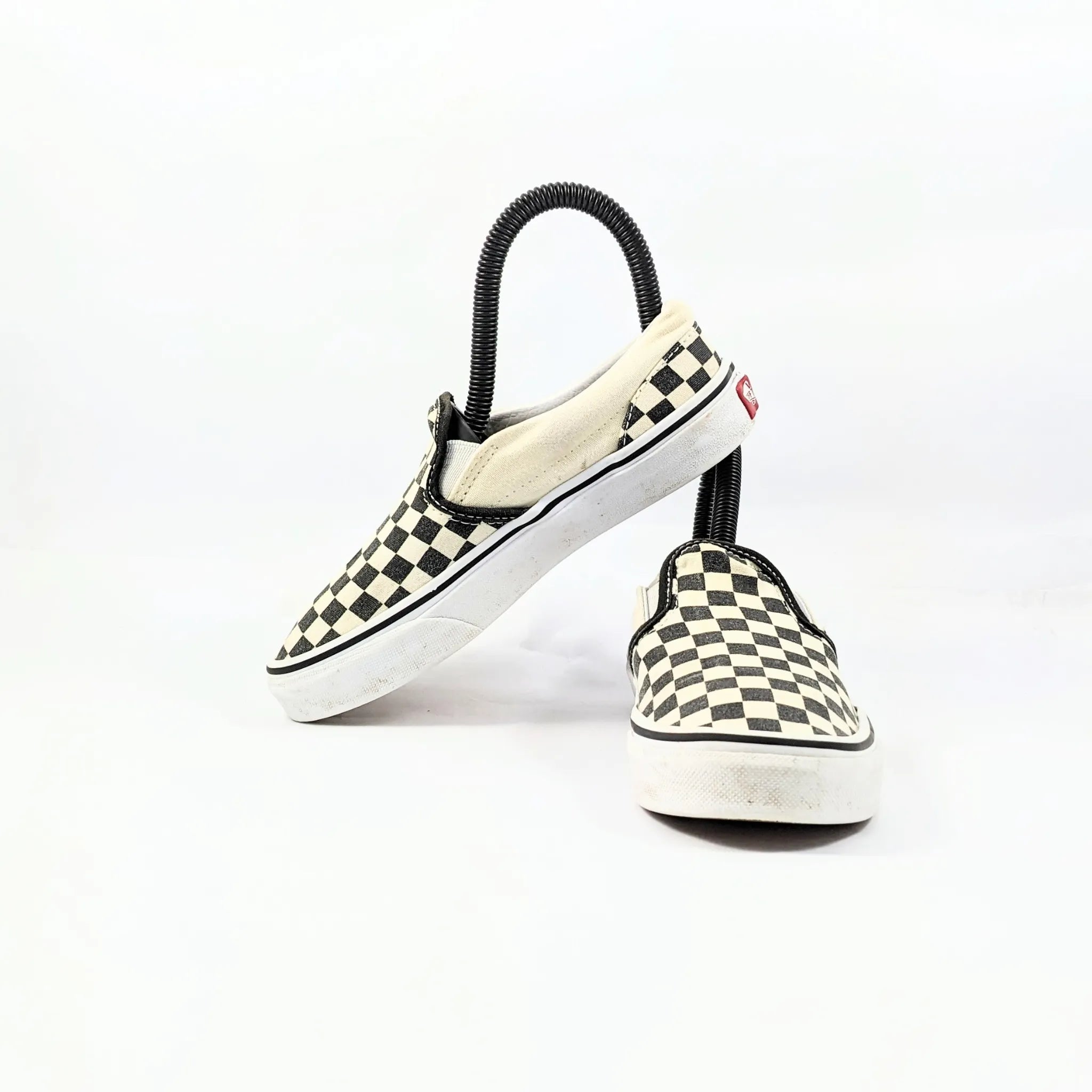 Vans White SlipOns