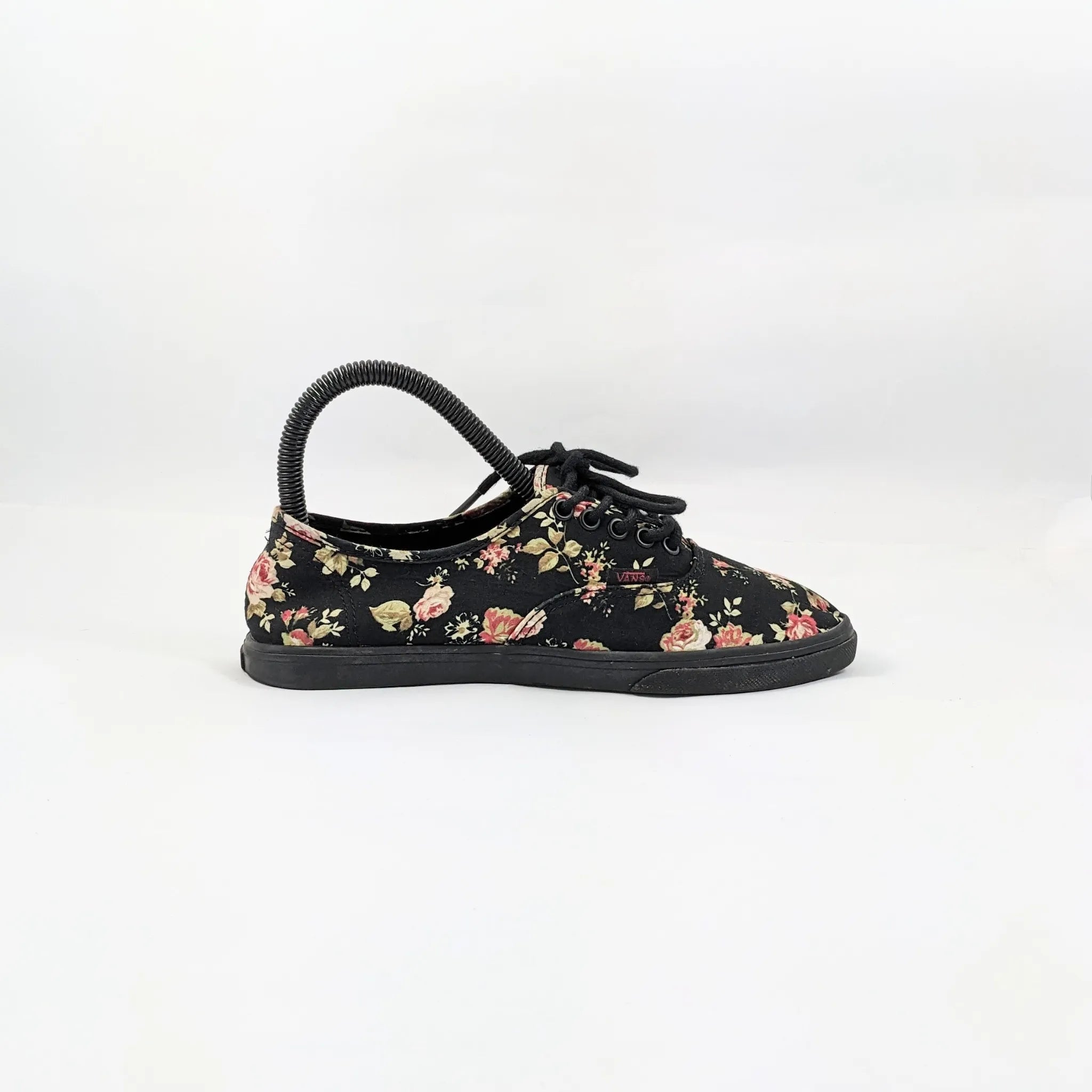 Vans Black Women Flowers Sneakers