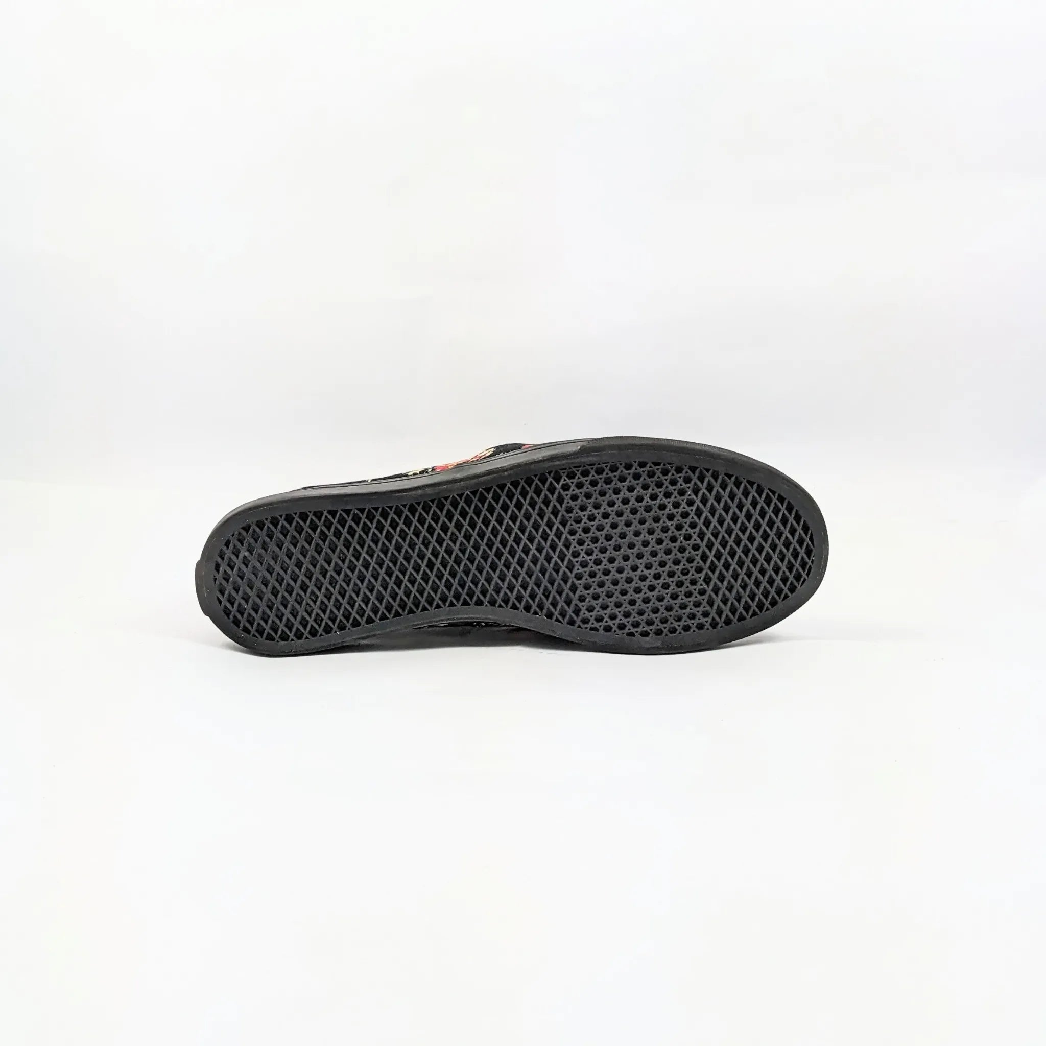 Vans Black Women Flowers Sneakers