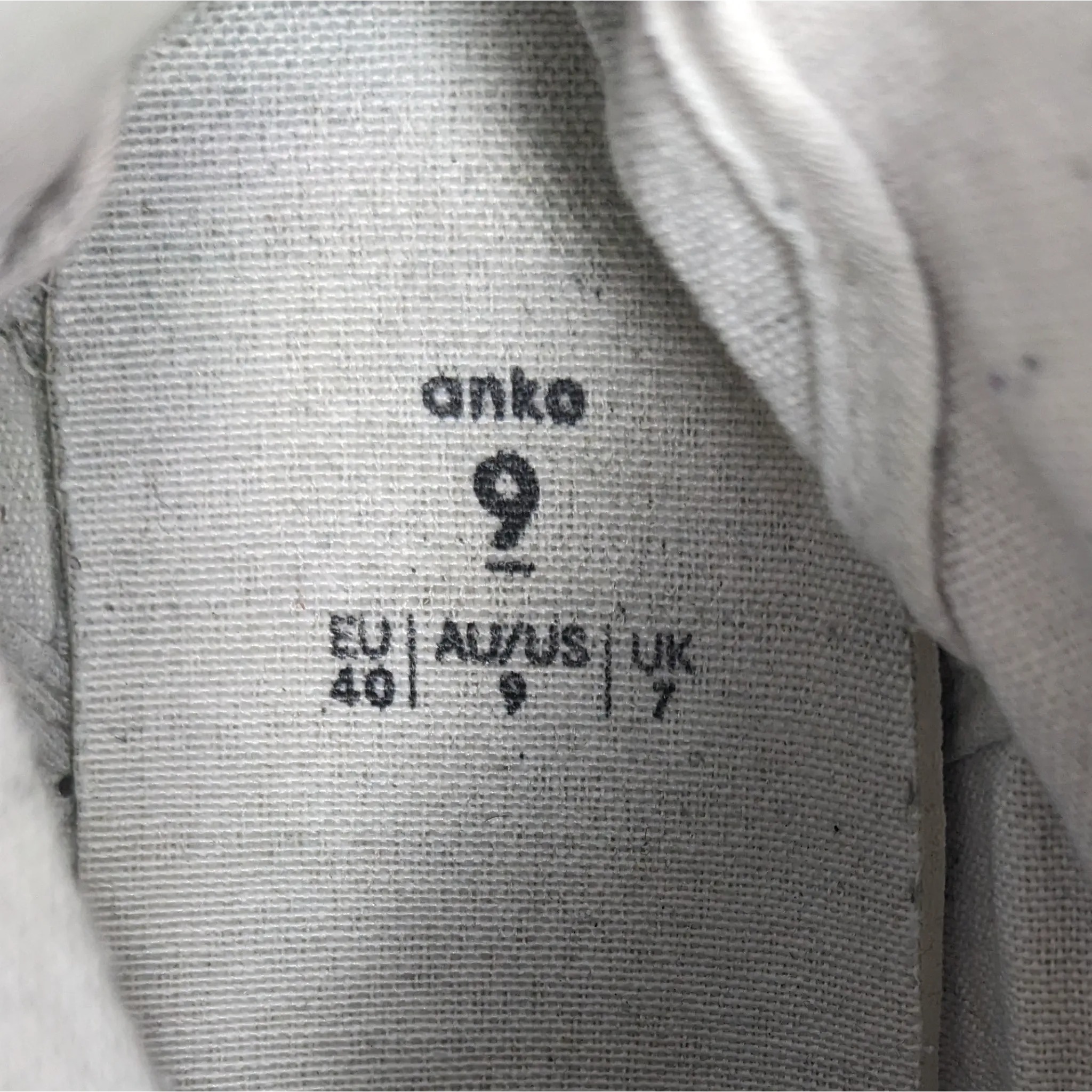 Anko Black Hightops
