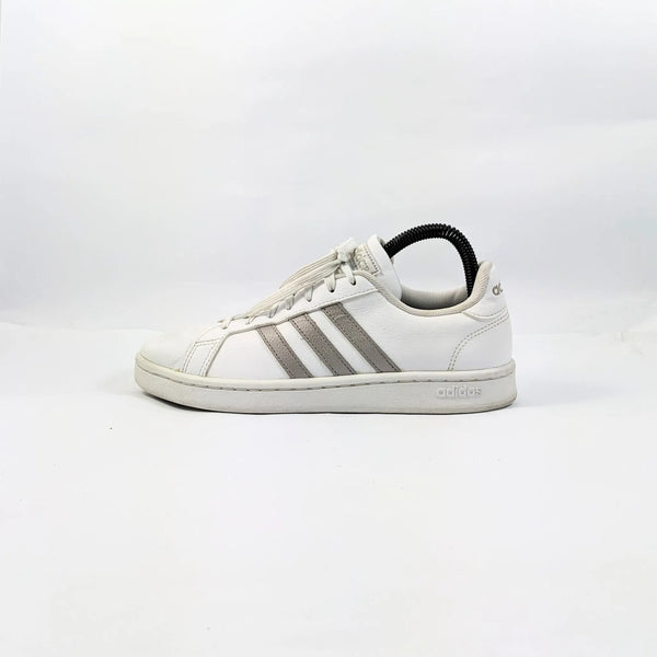 Adidas White Sneakers | SuperStar Gray Stripes