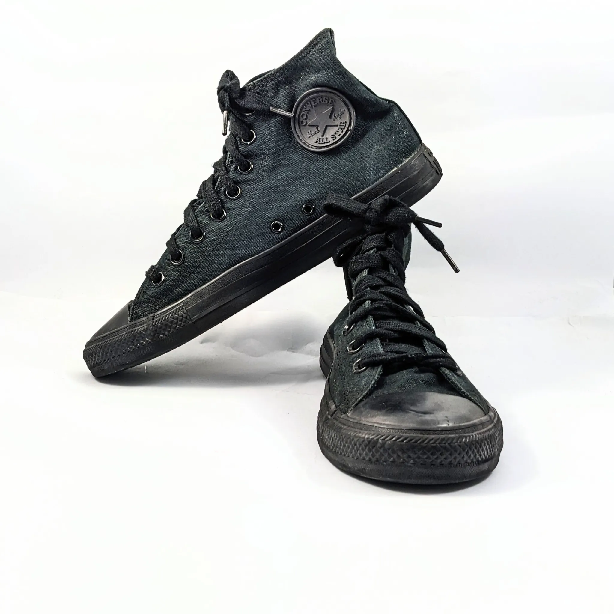 Converse Black Hightops