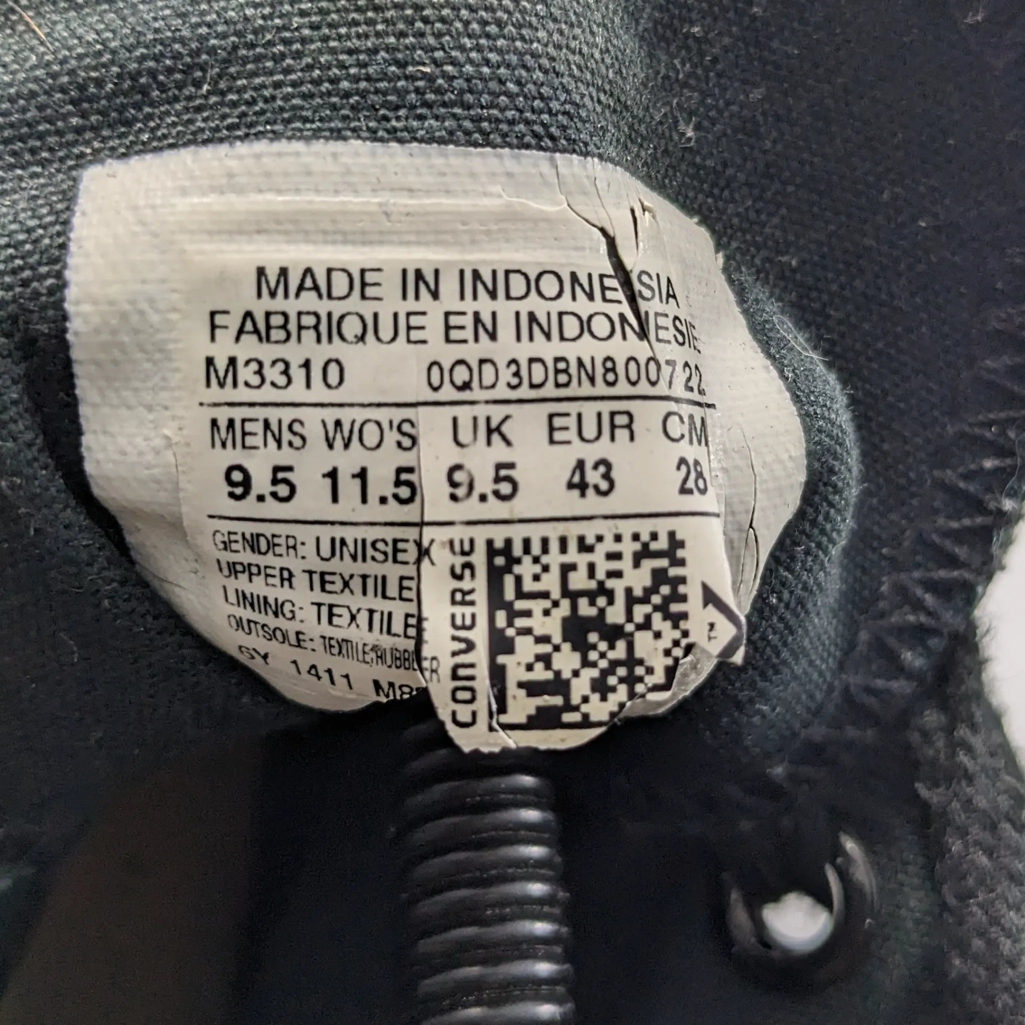 Converse Black Hightops
