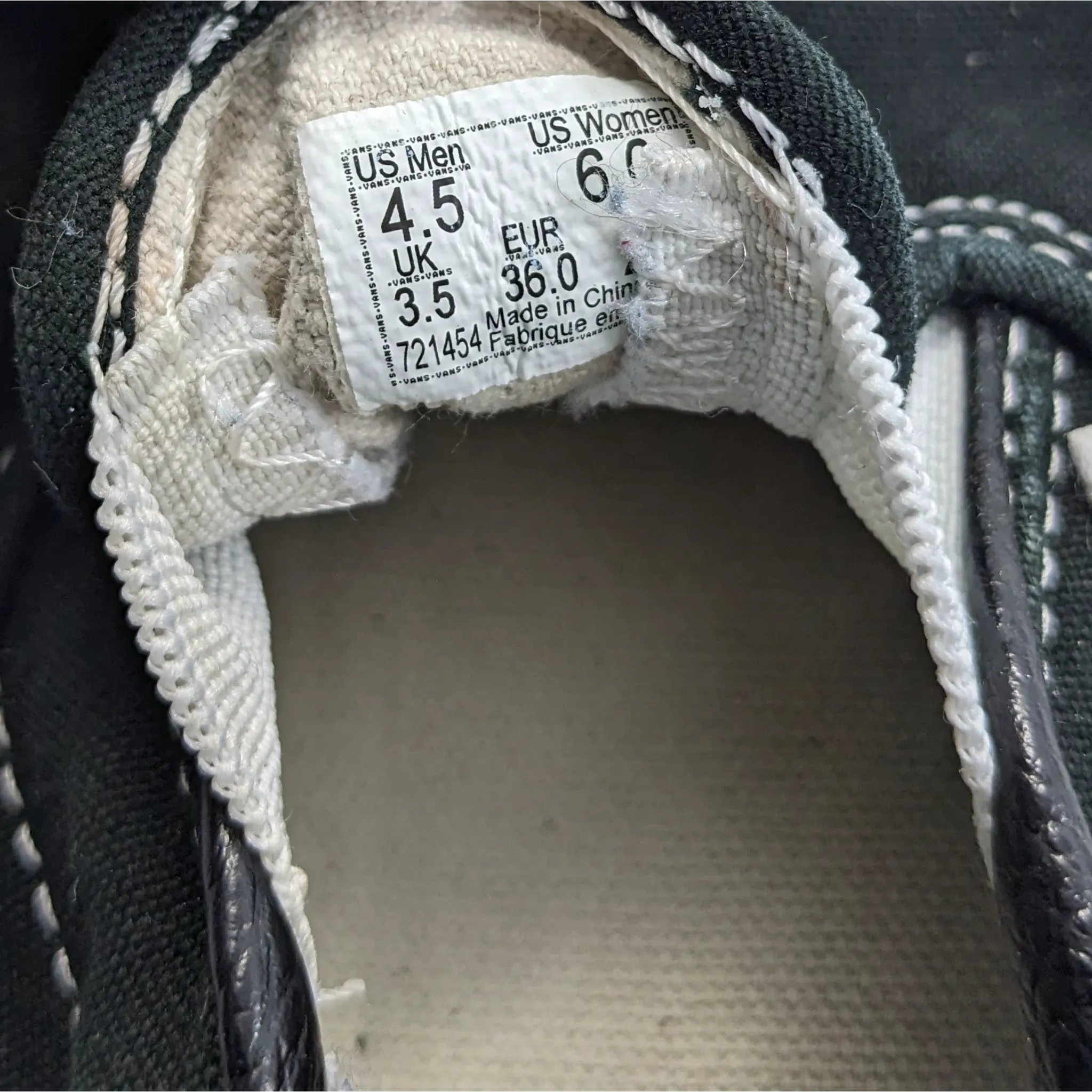 Vans Black SlipOns