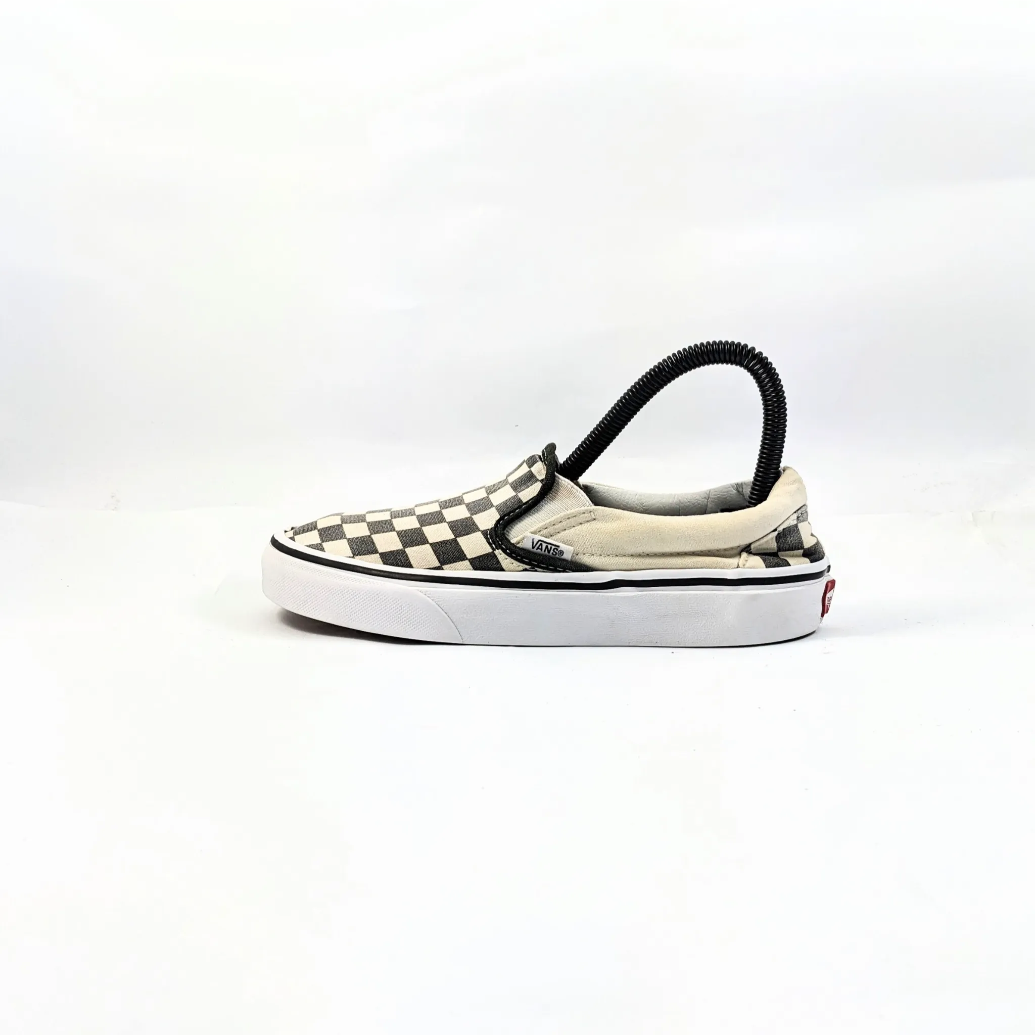 Vans White SlipOns