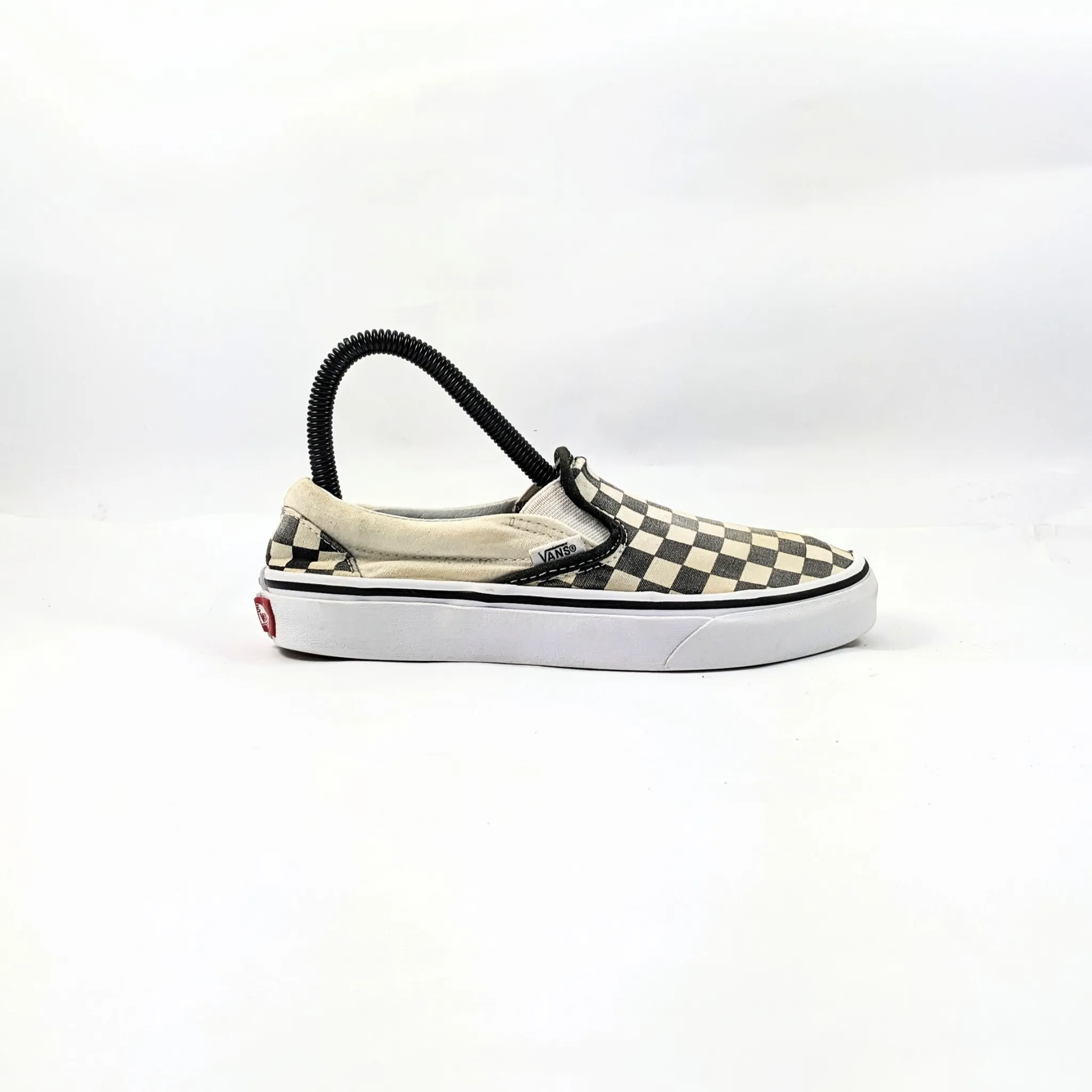 Vans White SlipOns