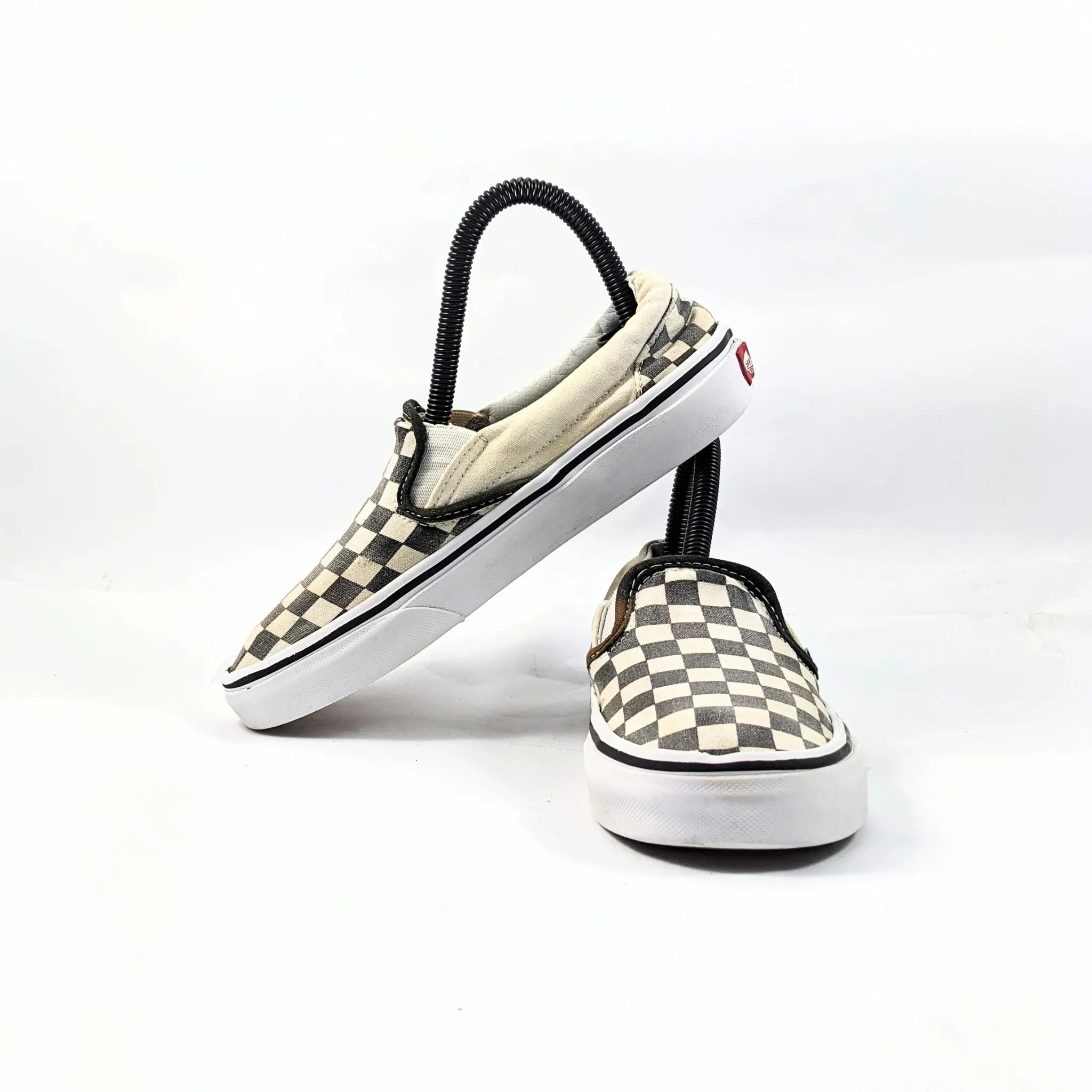 Vans White SlipOns