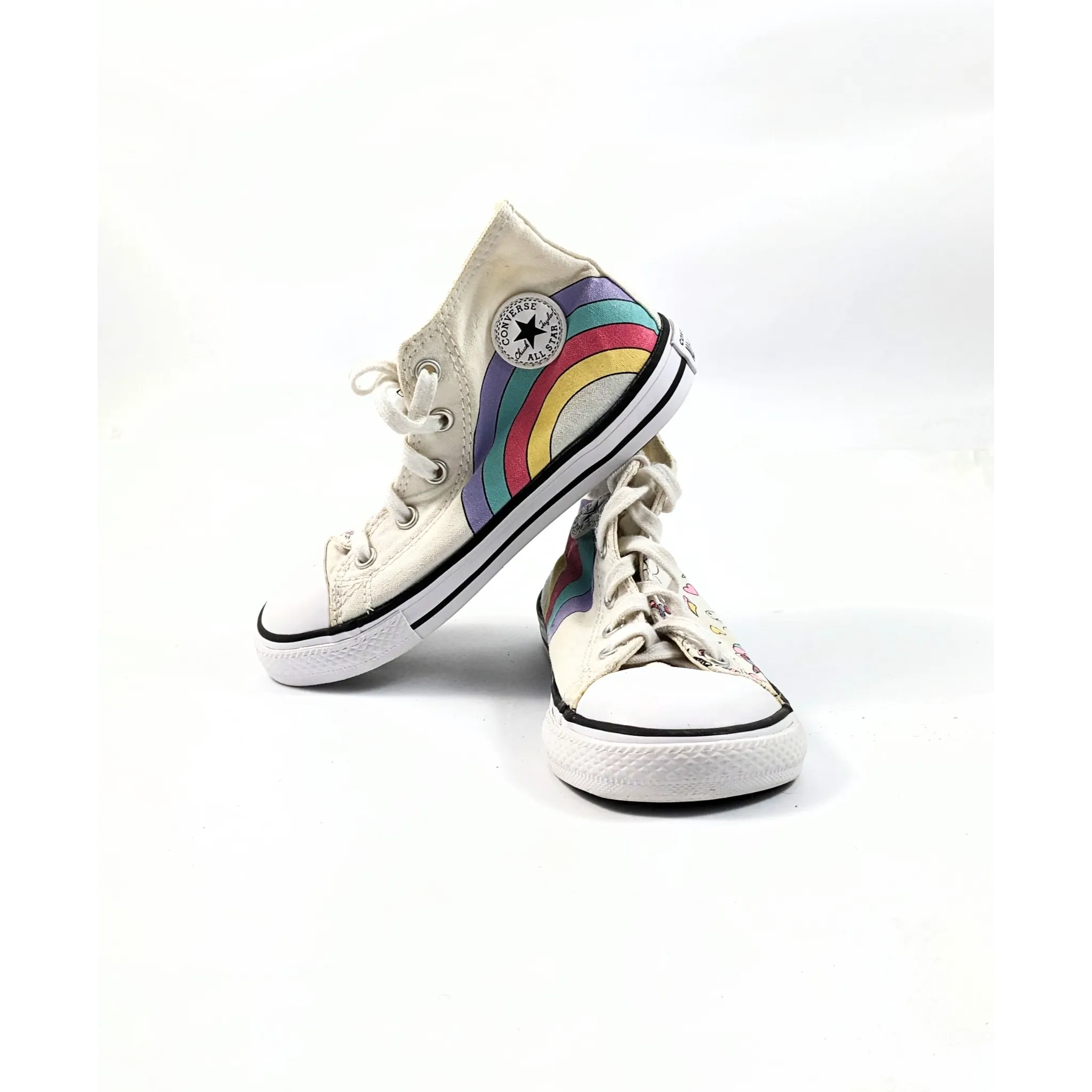 Converse White Hightops