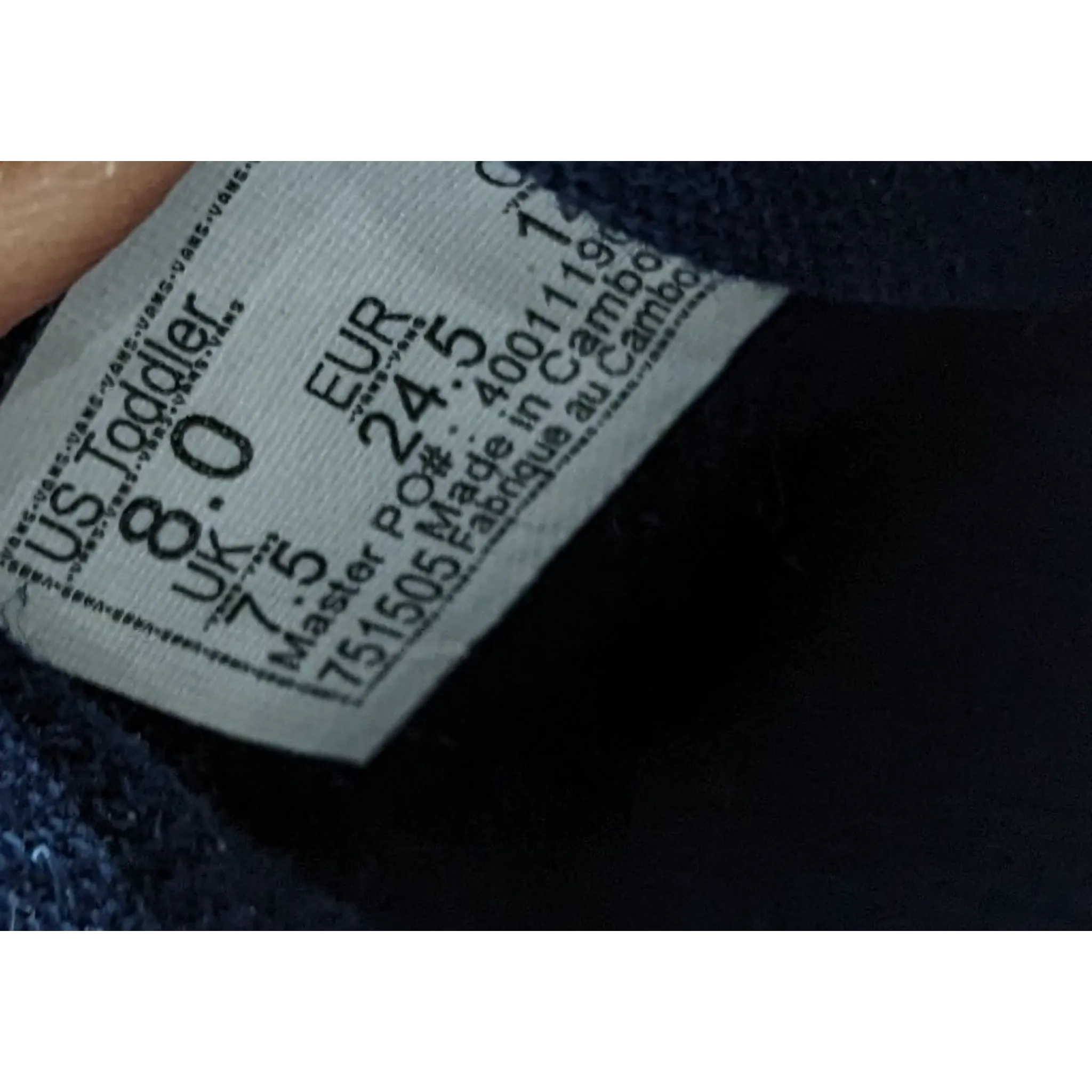 Vans Blue Sneakers Kids