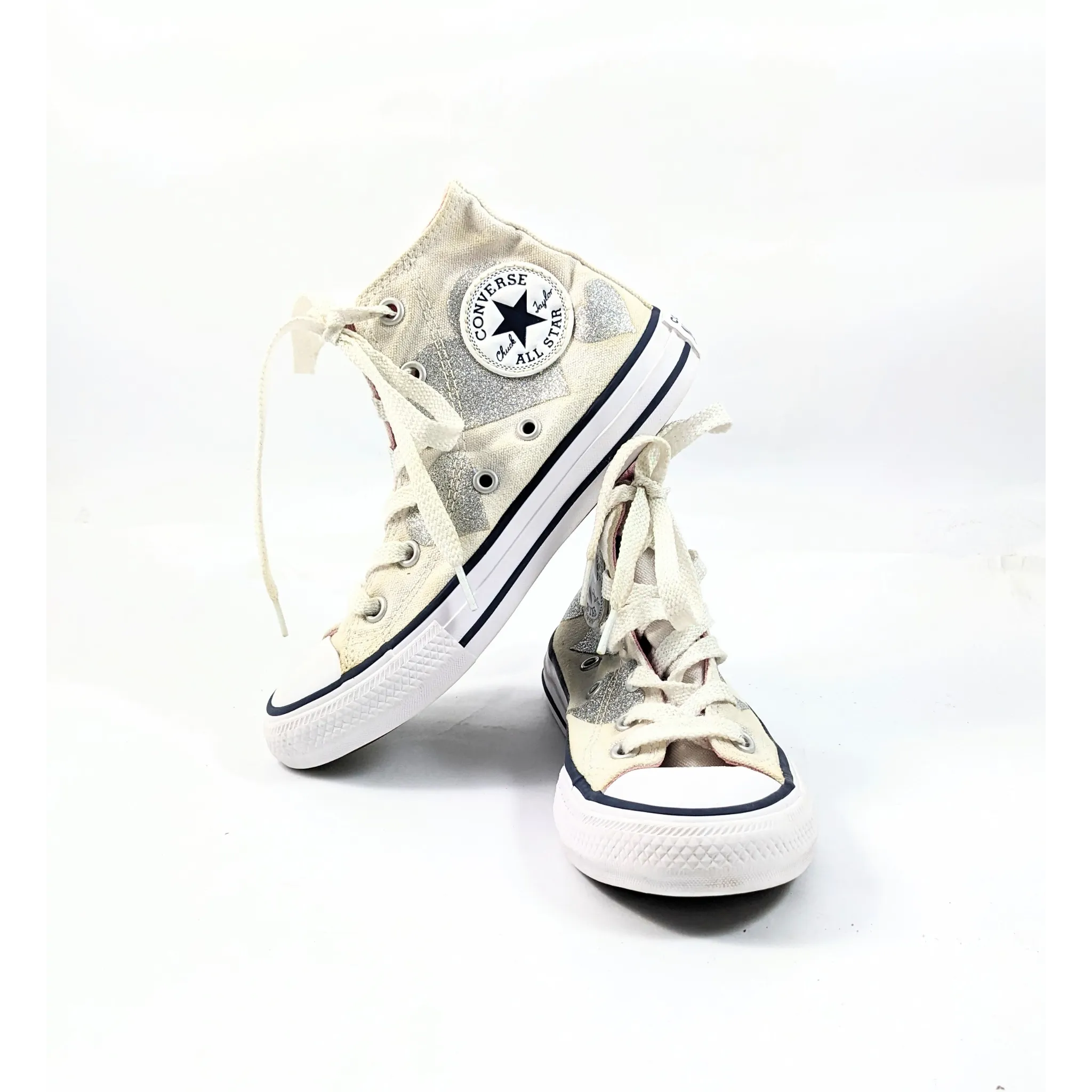 Converse White Hightops Kids
