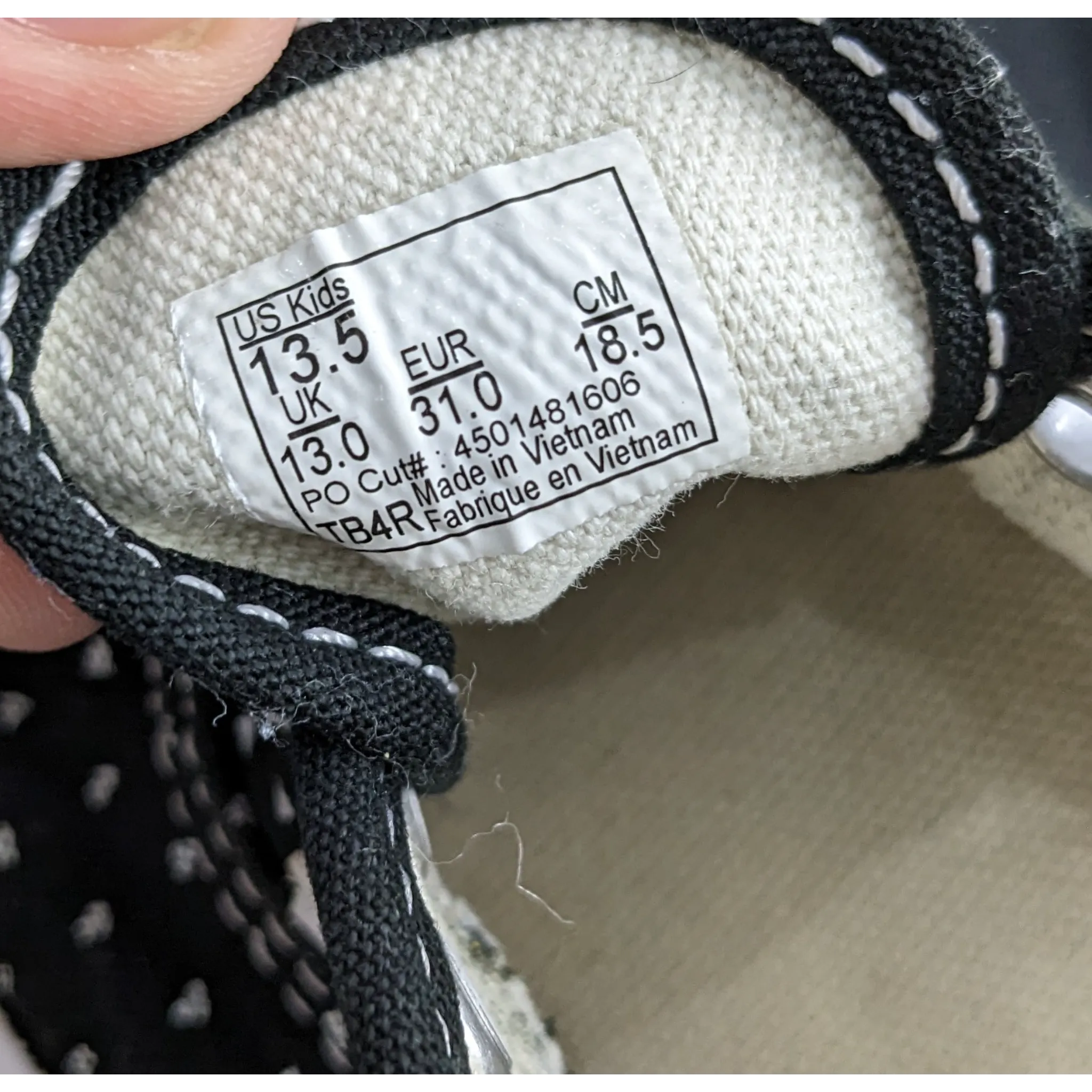 Vans Black Sneakers Kids