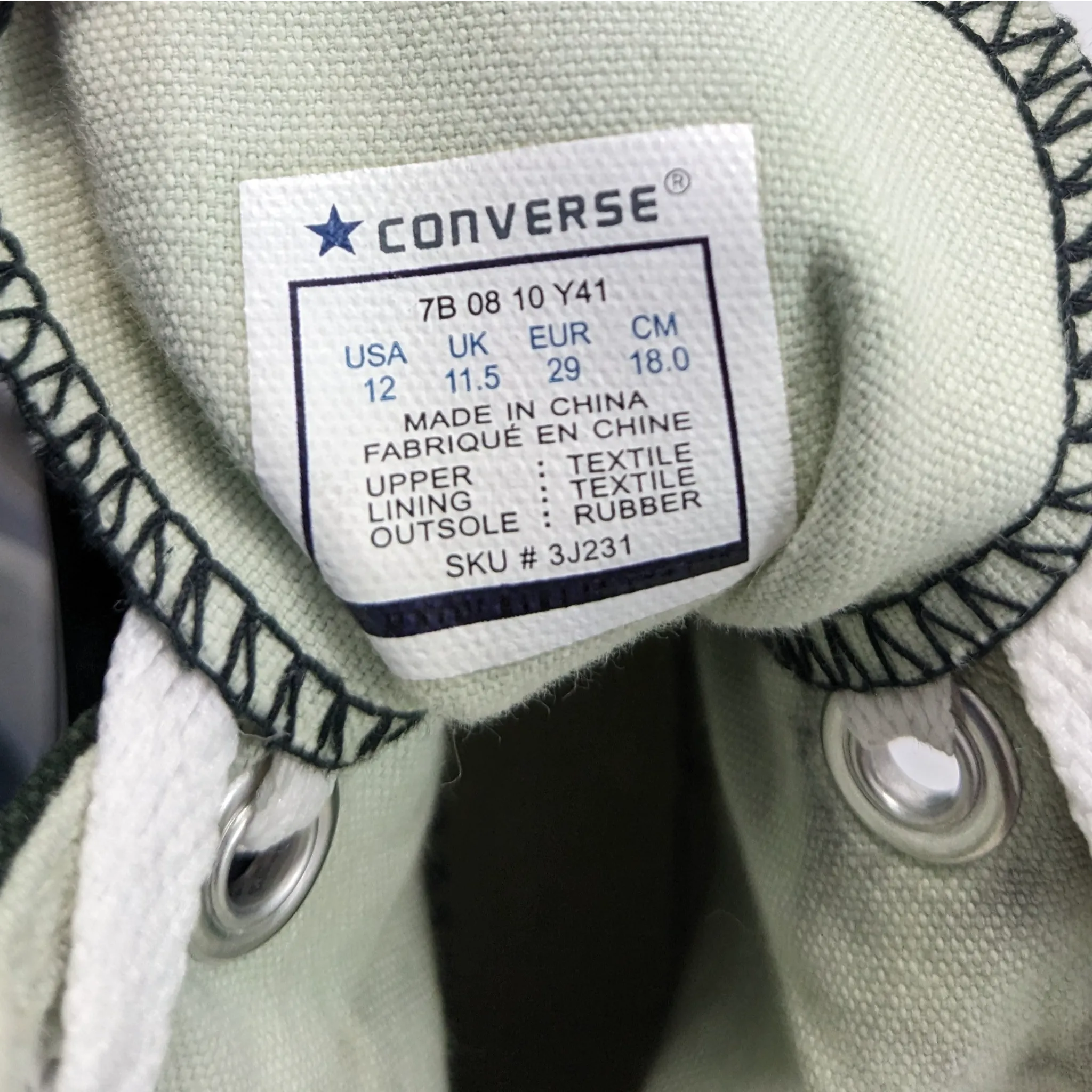 Converse Black Hightops Kids