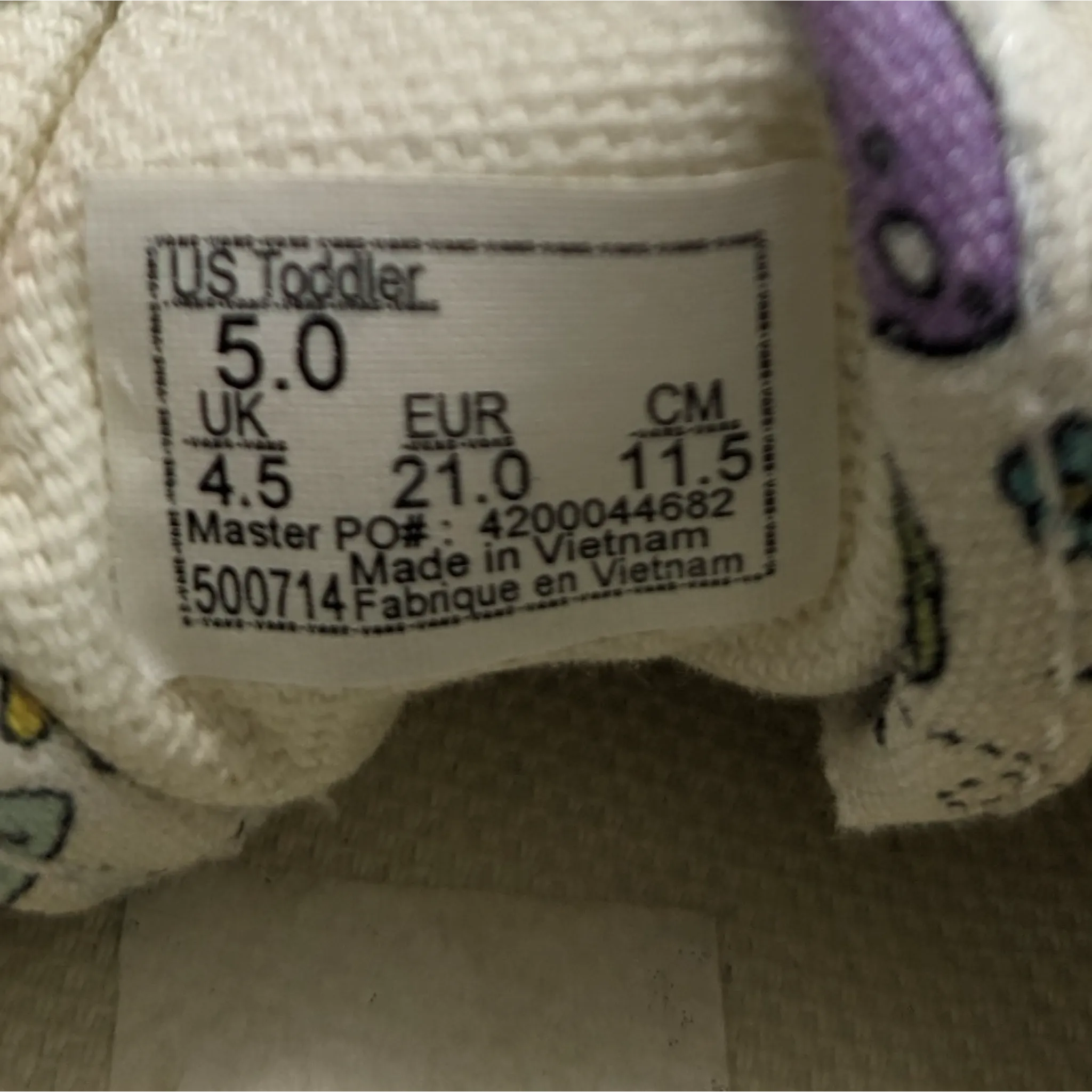 Vans White Sneakers Toddler