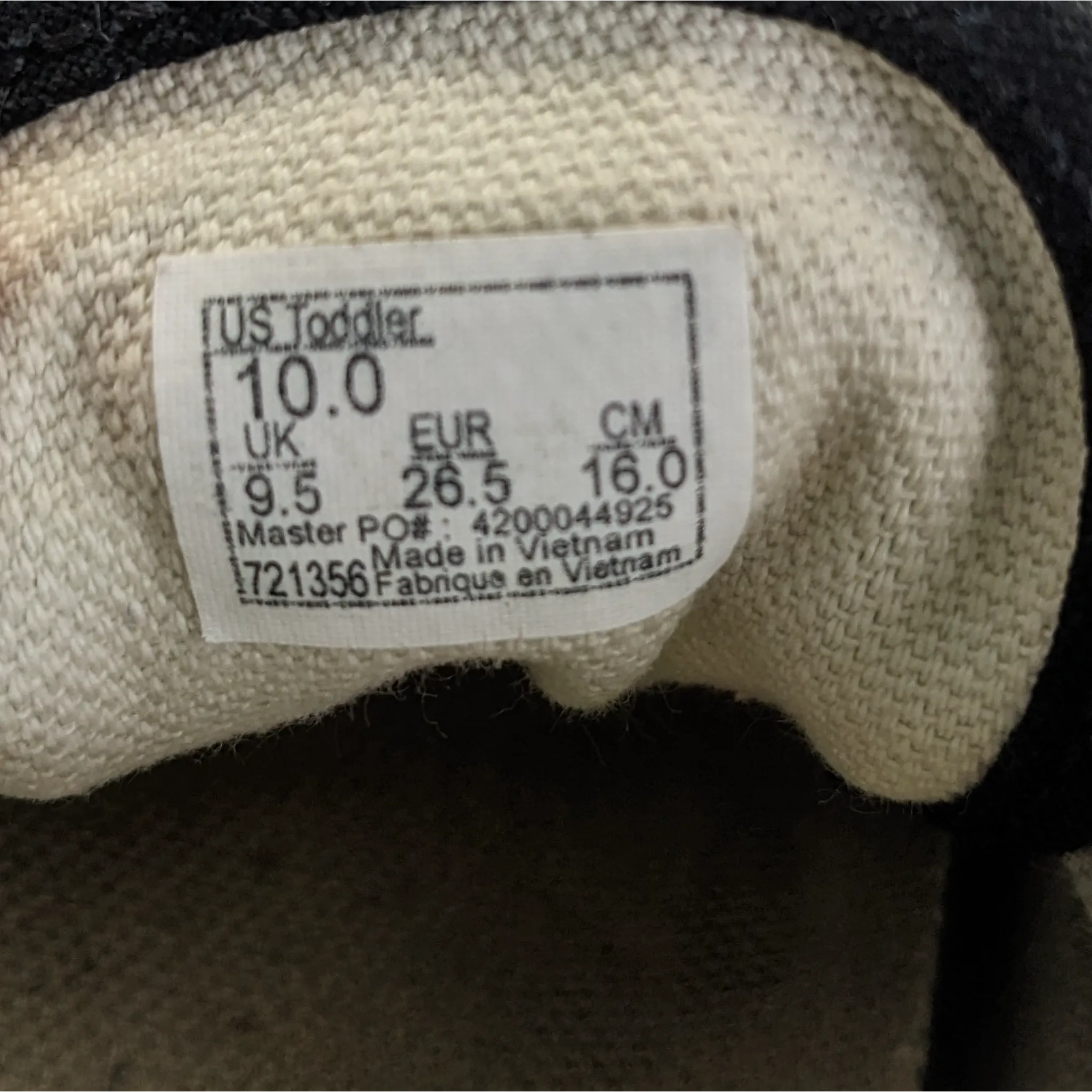 Vans Black Sneakers Kids