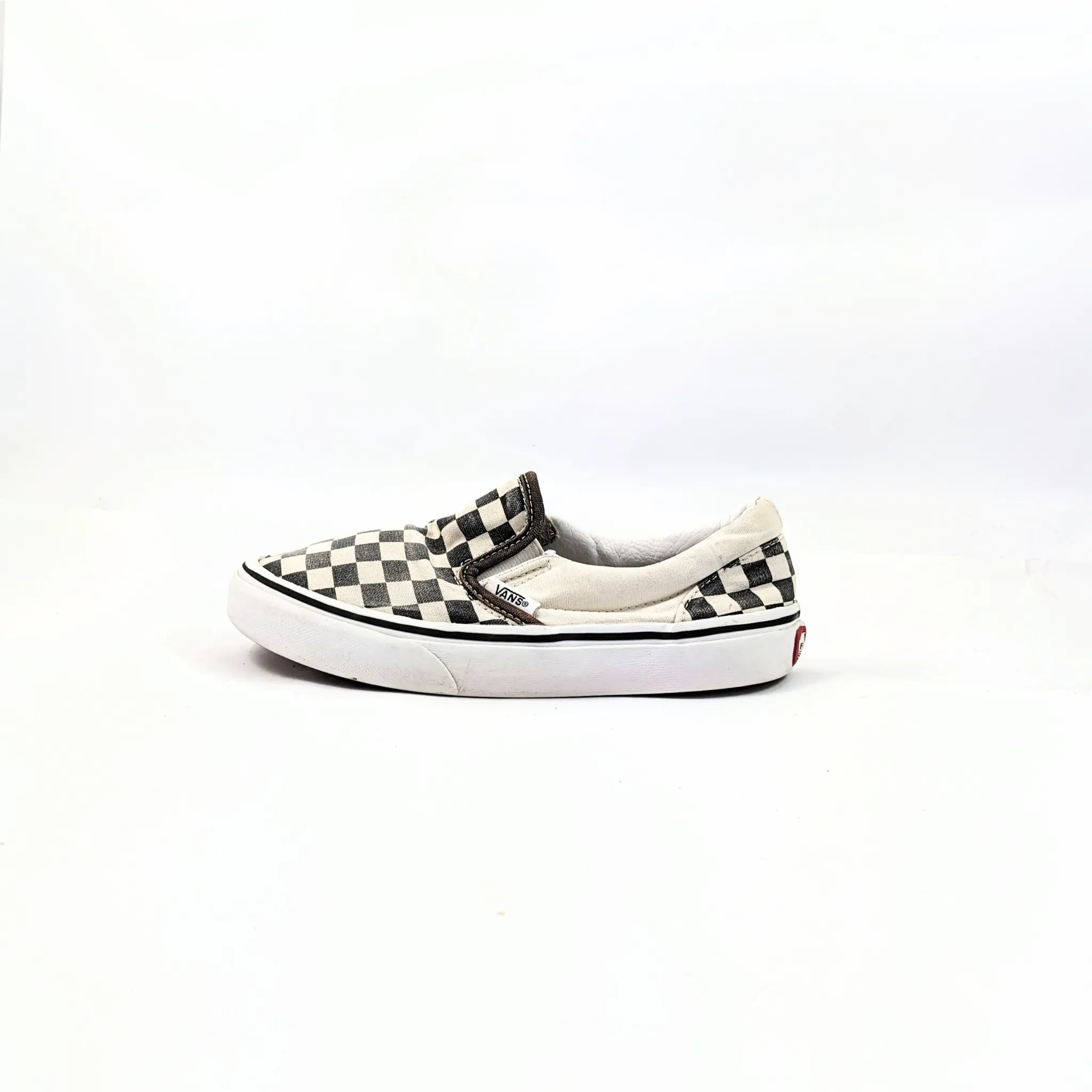 Vans White SlipOns