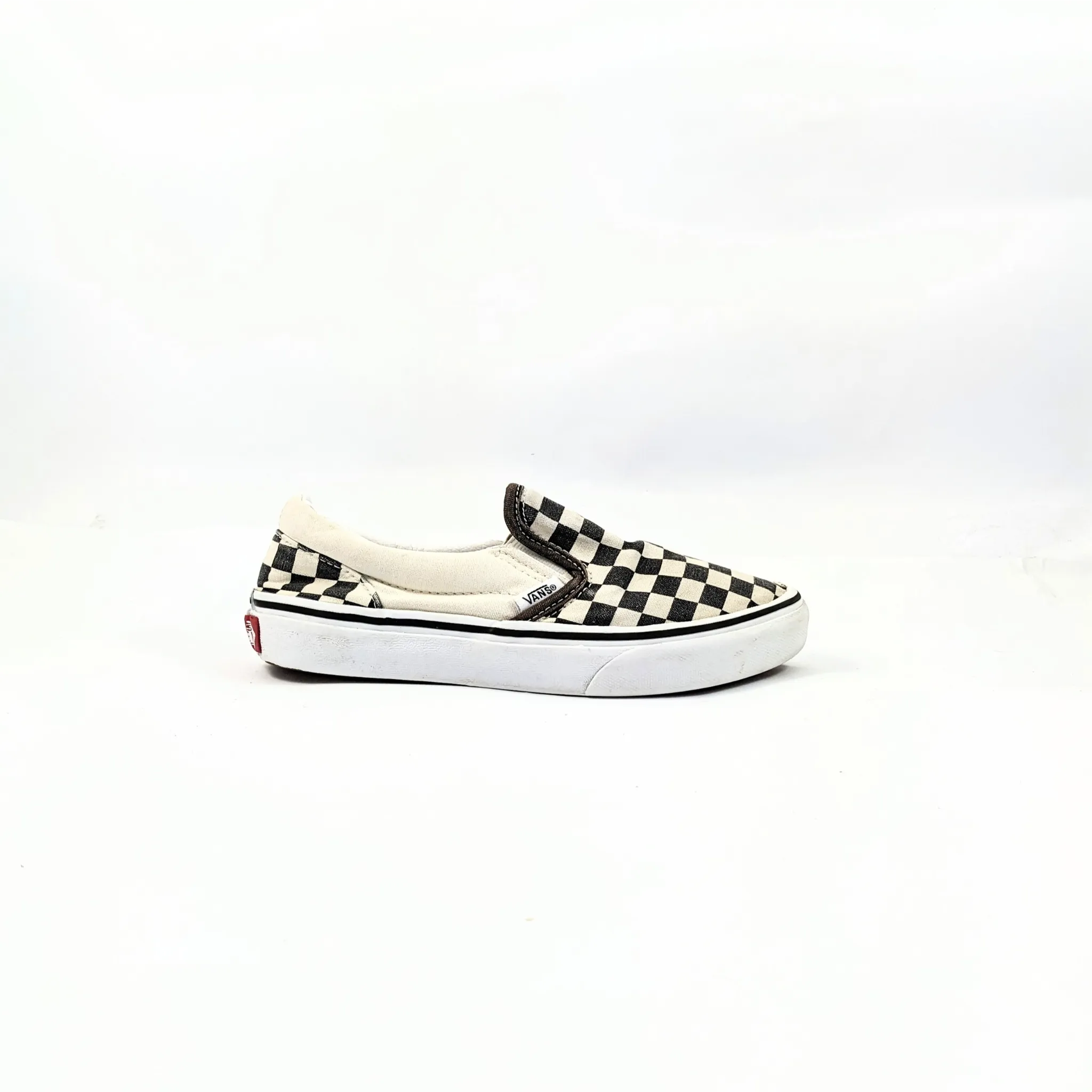Vans White SlipOns