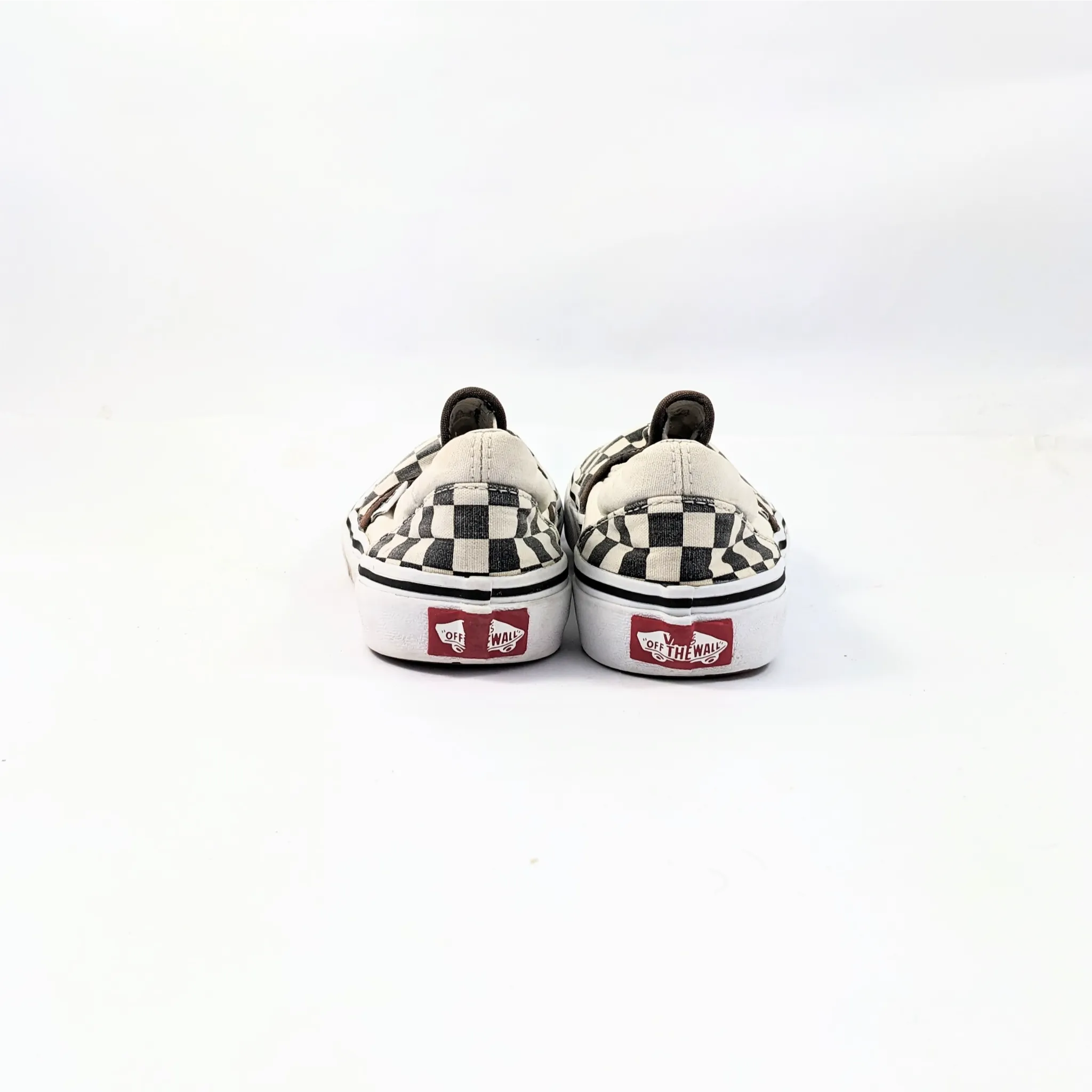 Vans White SlipOns