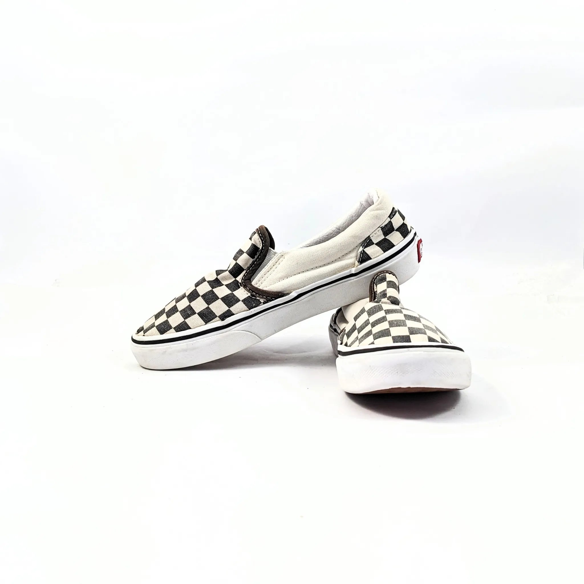 Vans White SlipOns