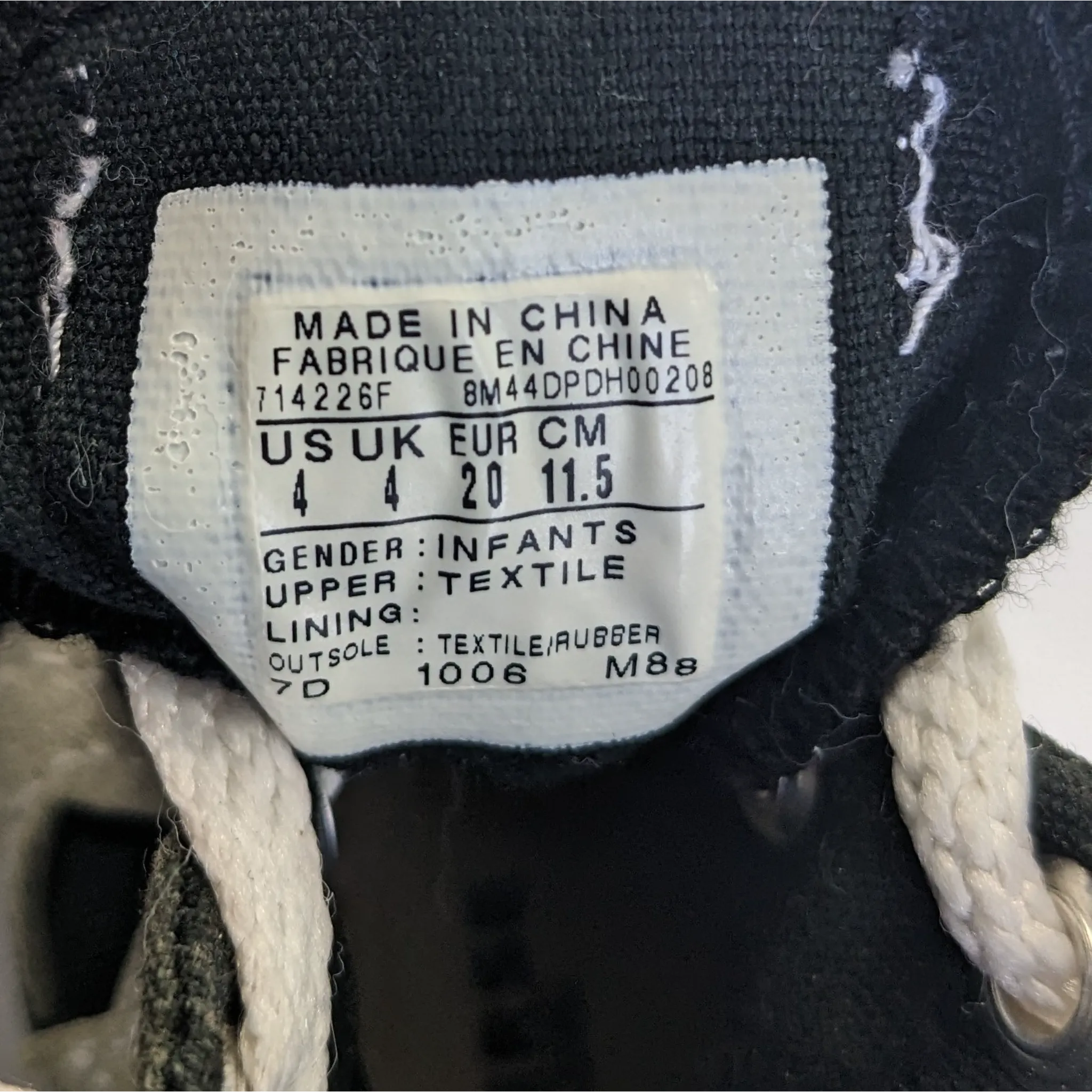 Converse Black Hightops Kids