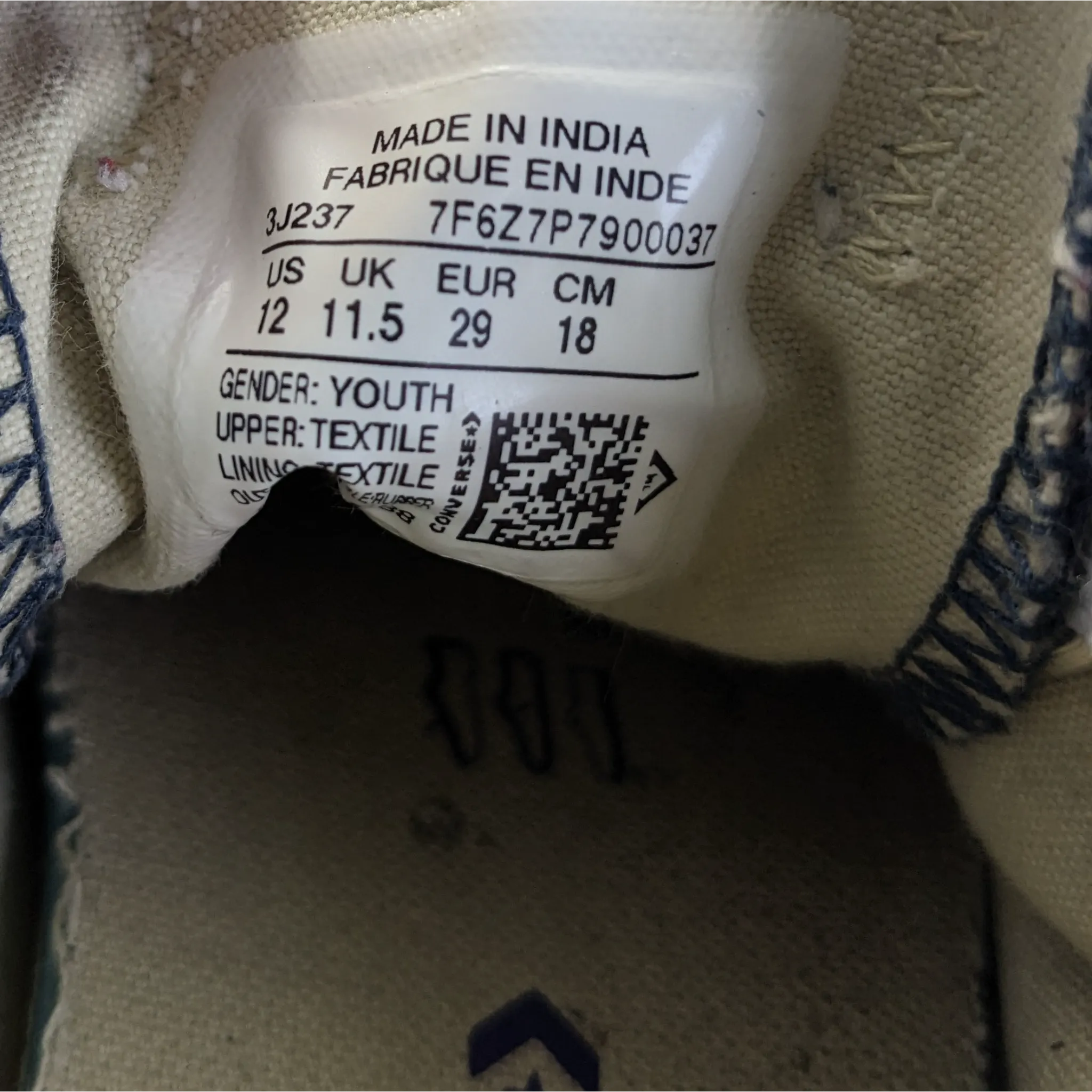 Converse Blue Sneakers Kids
