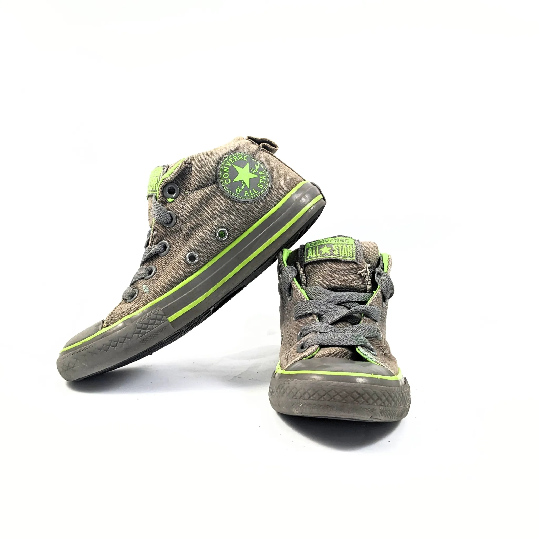 Converse Grey Hightops Kids