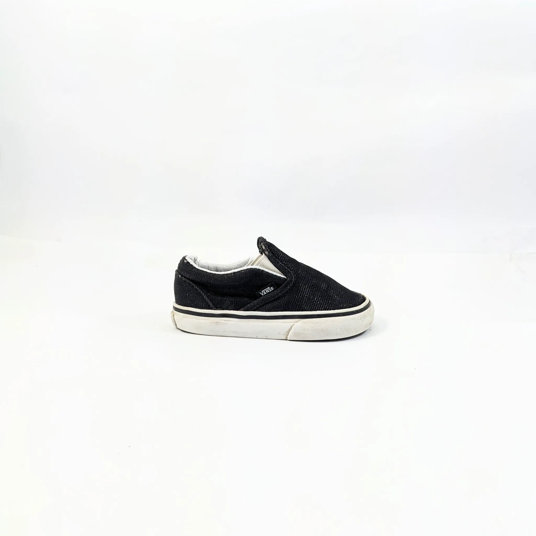 Vans Black SlipOns Kids
