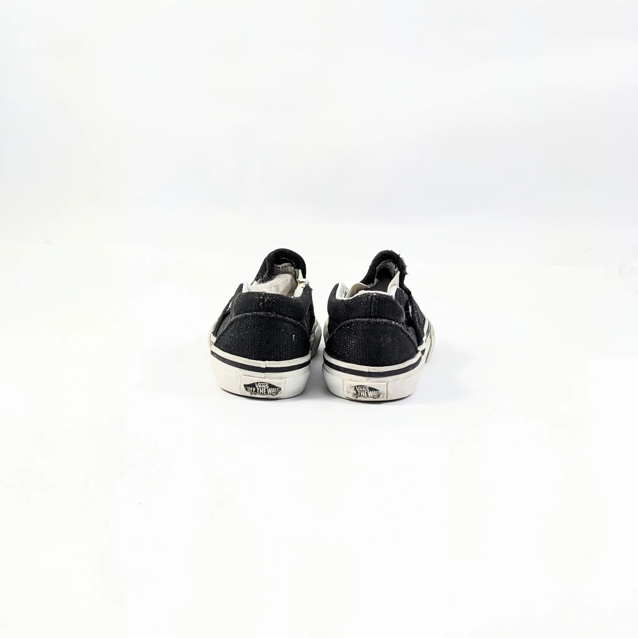 Vans Black SlipOns Kids