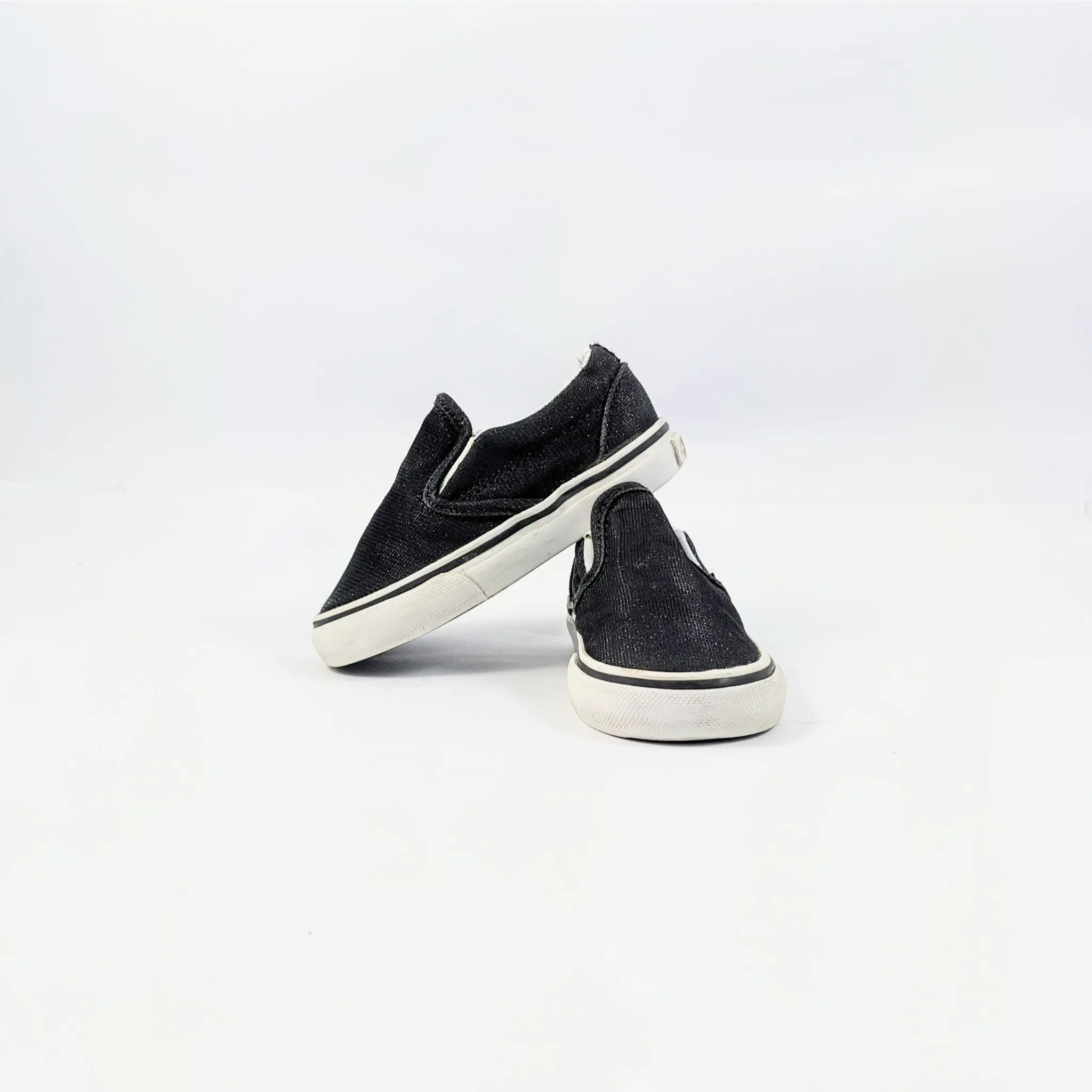 Vans Black SlipOns Kids