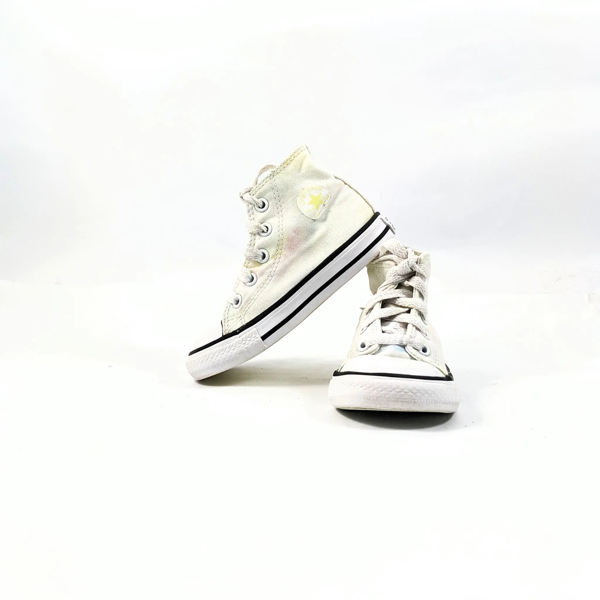 Converse White Hightops Toddler