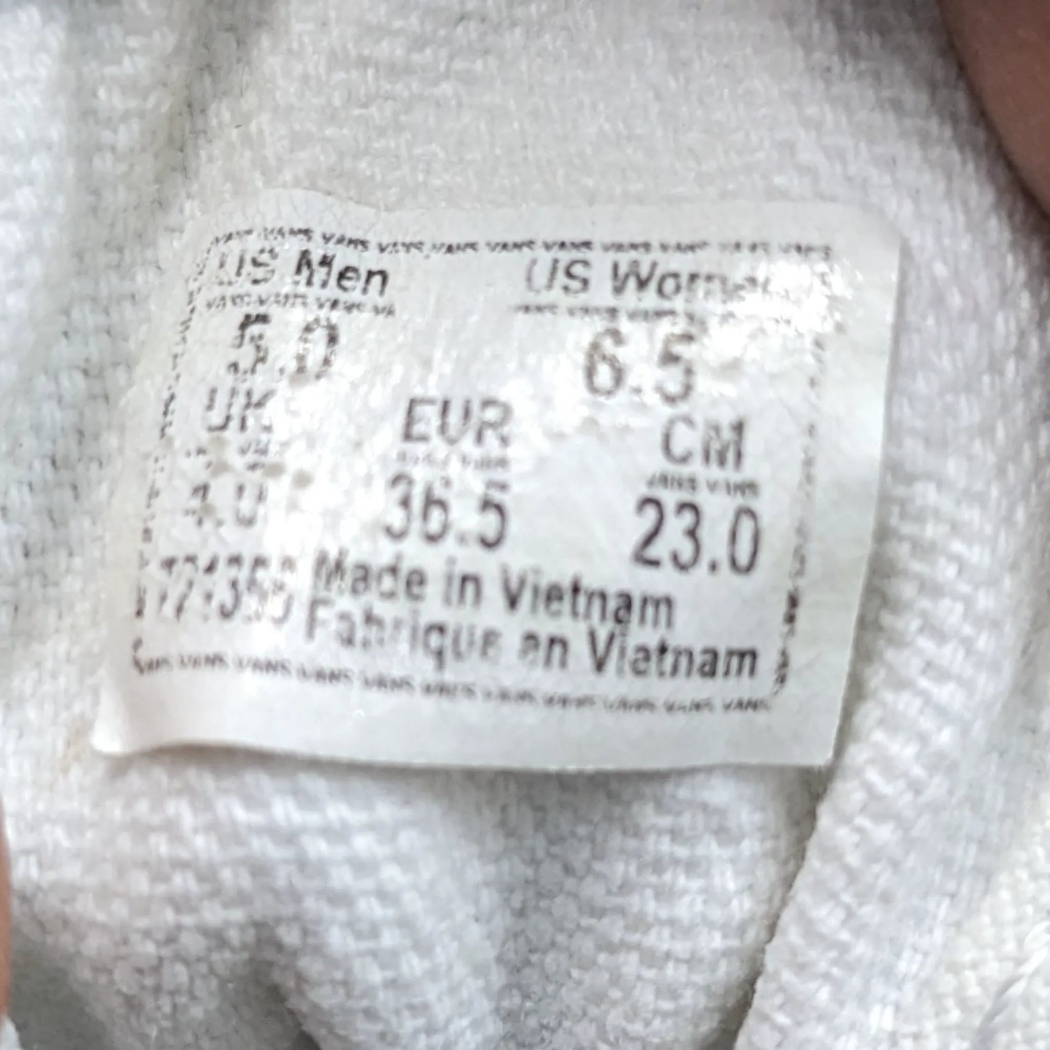 Vans White Sneakers