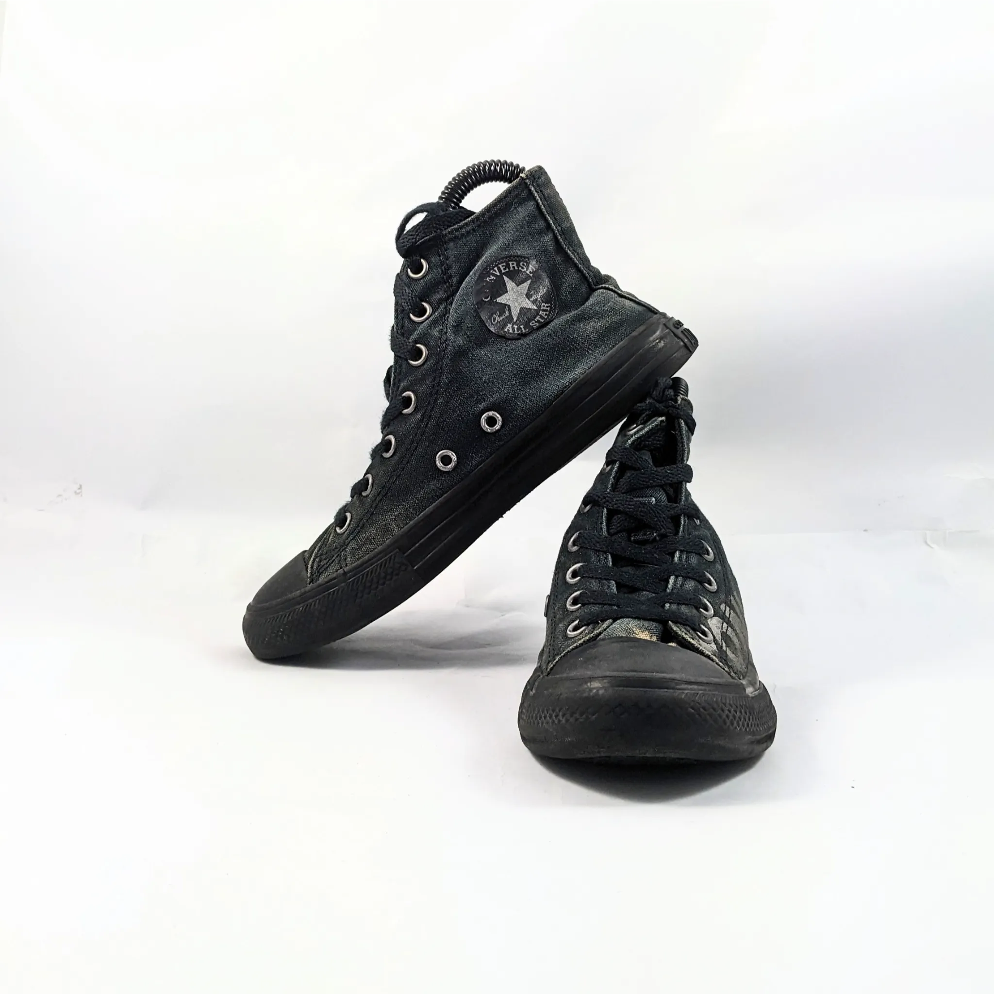 Converse Black Hightops Kids