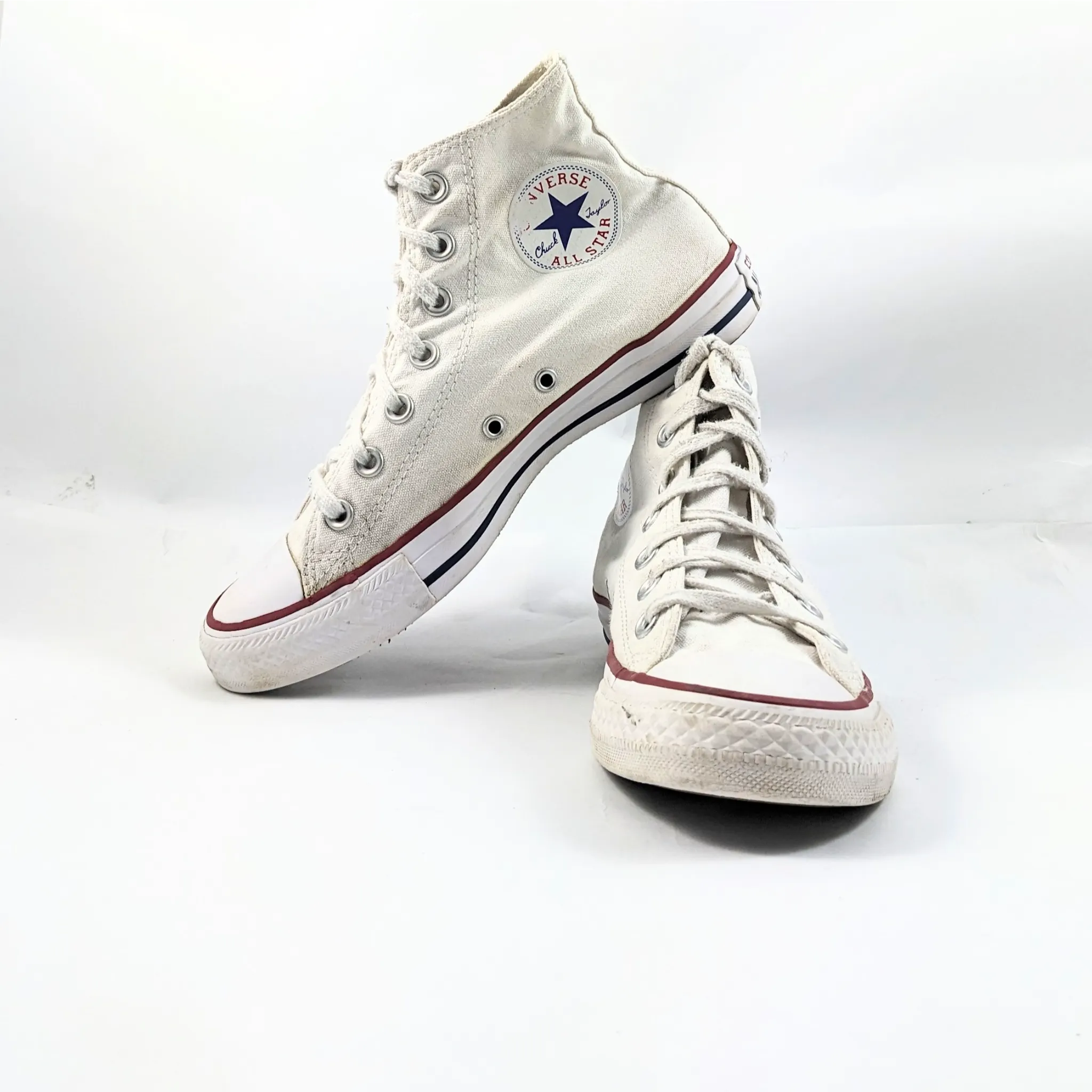 Converse White Hightops