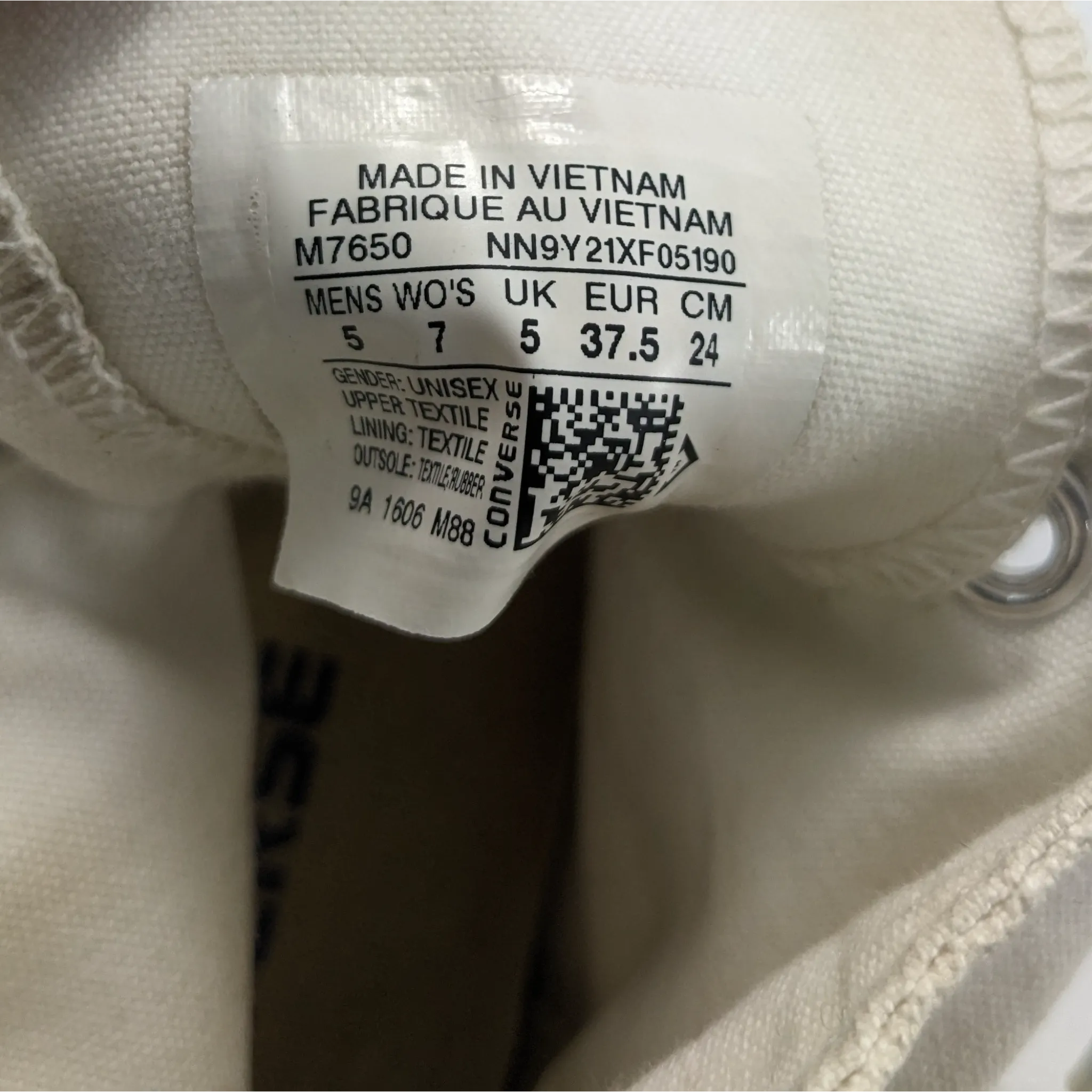 Converse White Hightops